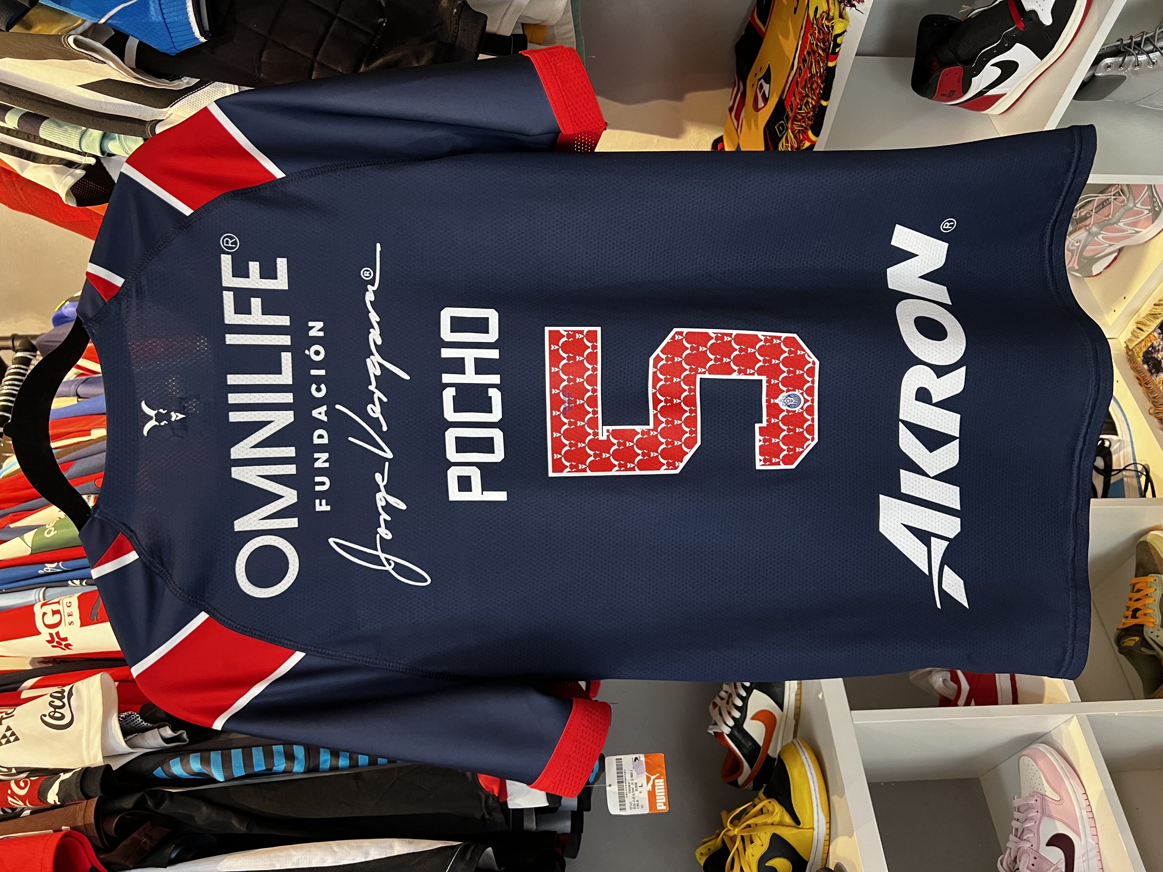 Jersey Chivas Versión Jugador “Pocho” (XL)