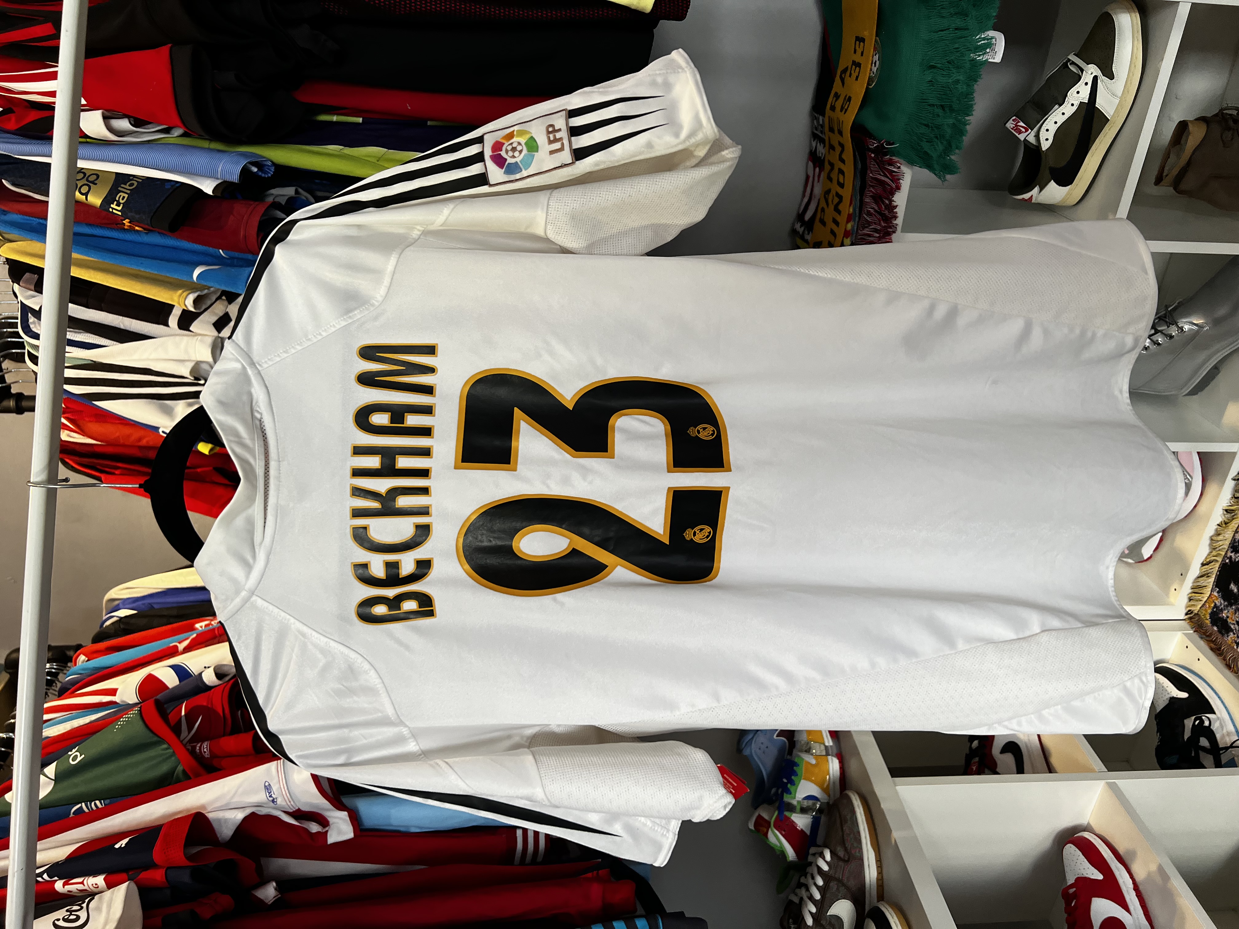 Jersey Real Madrid “D. Beckham” (L)