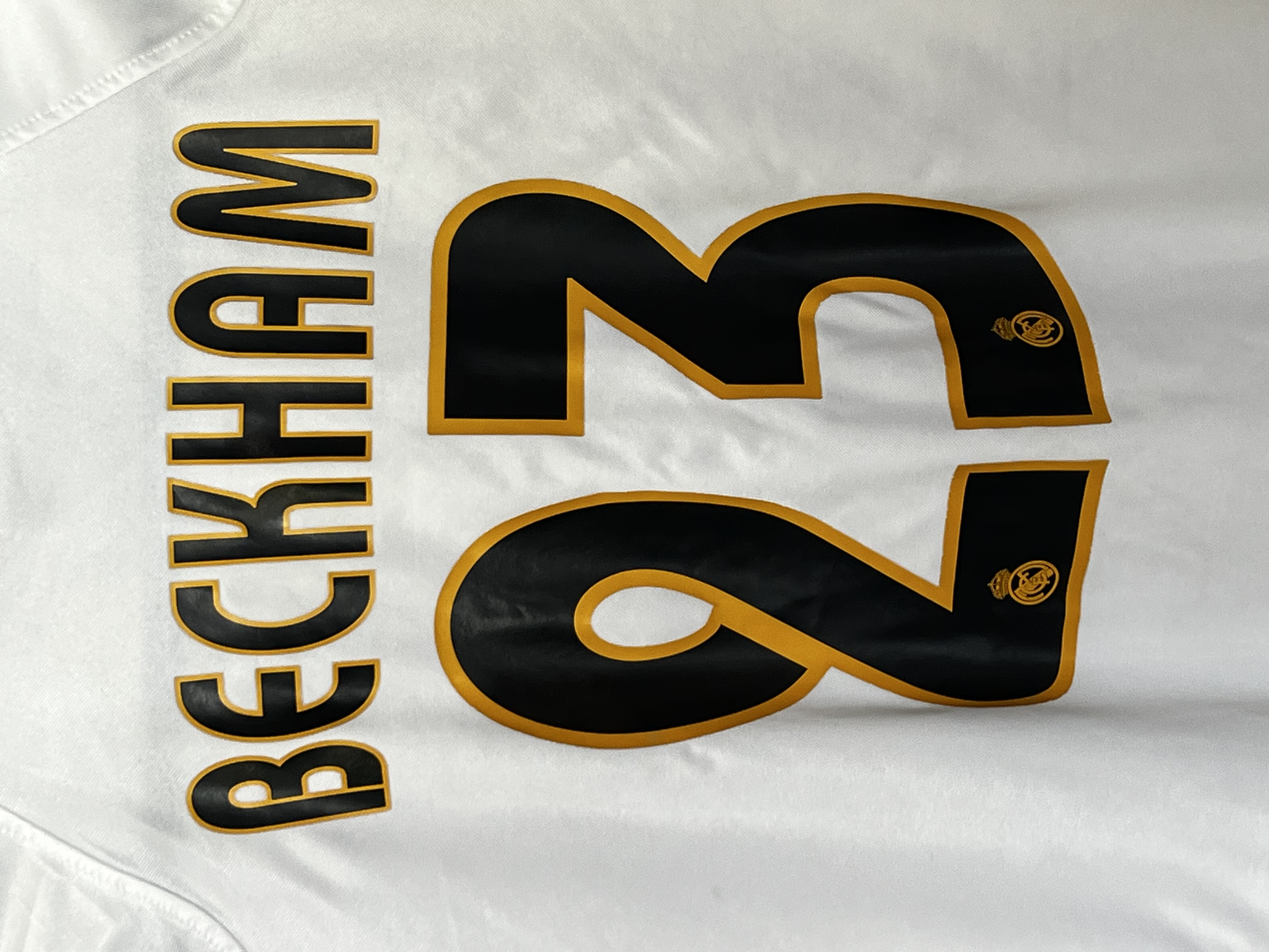 Jersey Real Madrid “D. Beckham” (L)