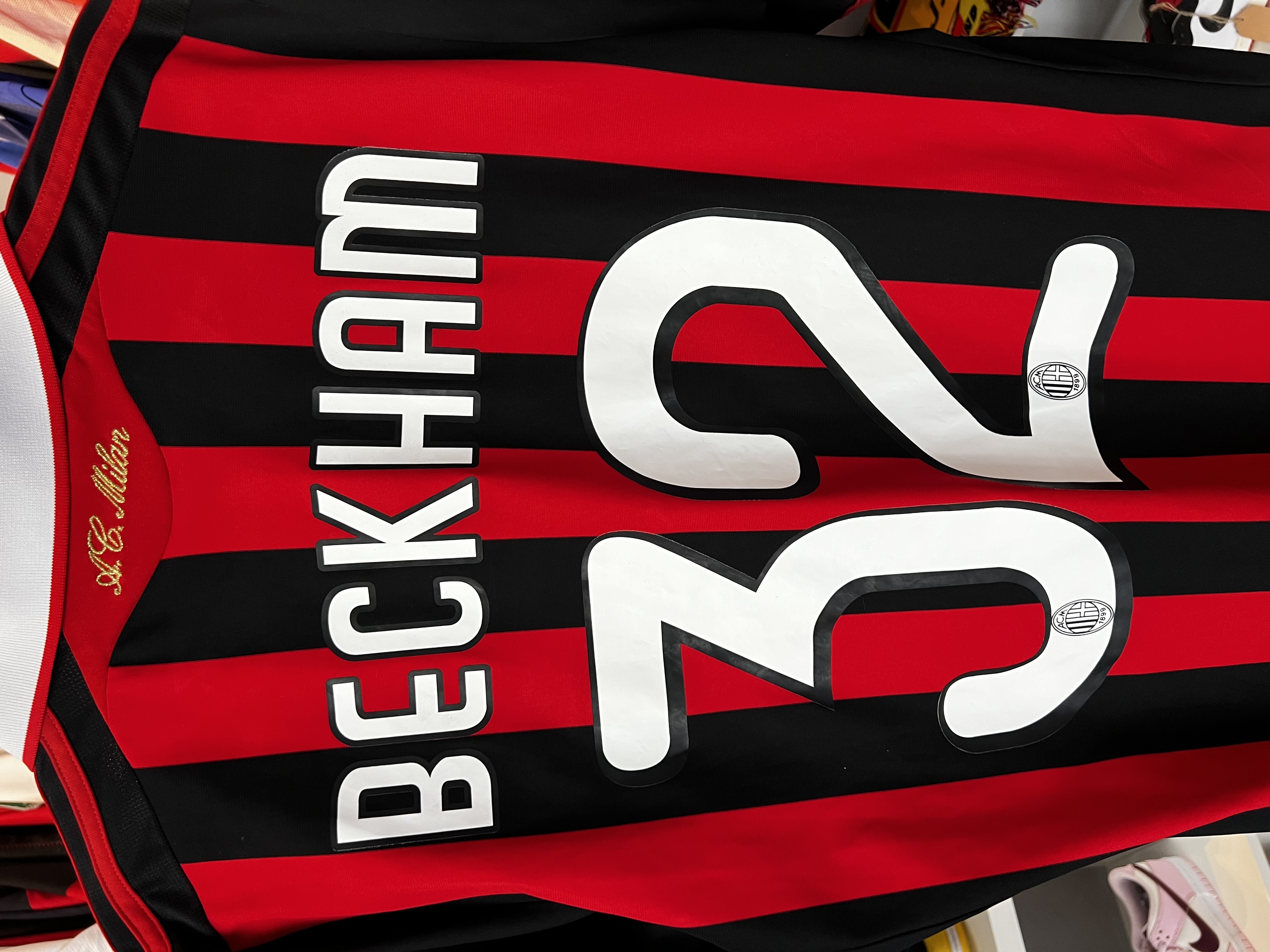 Jersey AC. Milán “D. Beckham” (M)