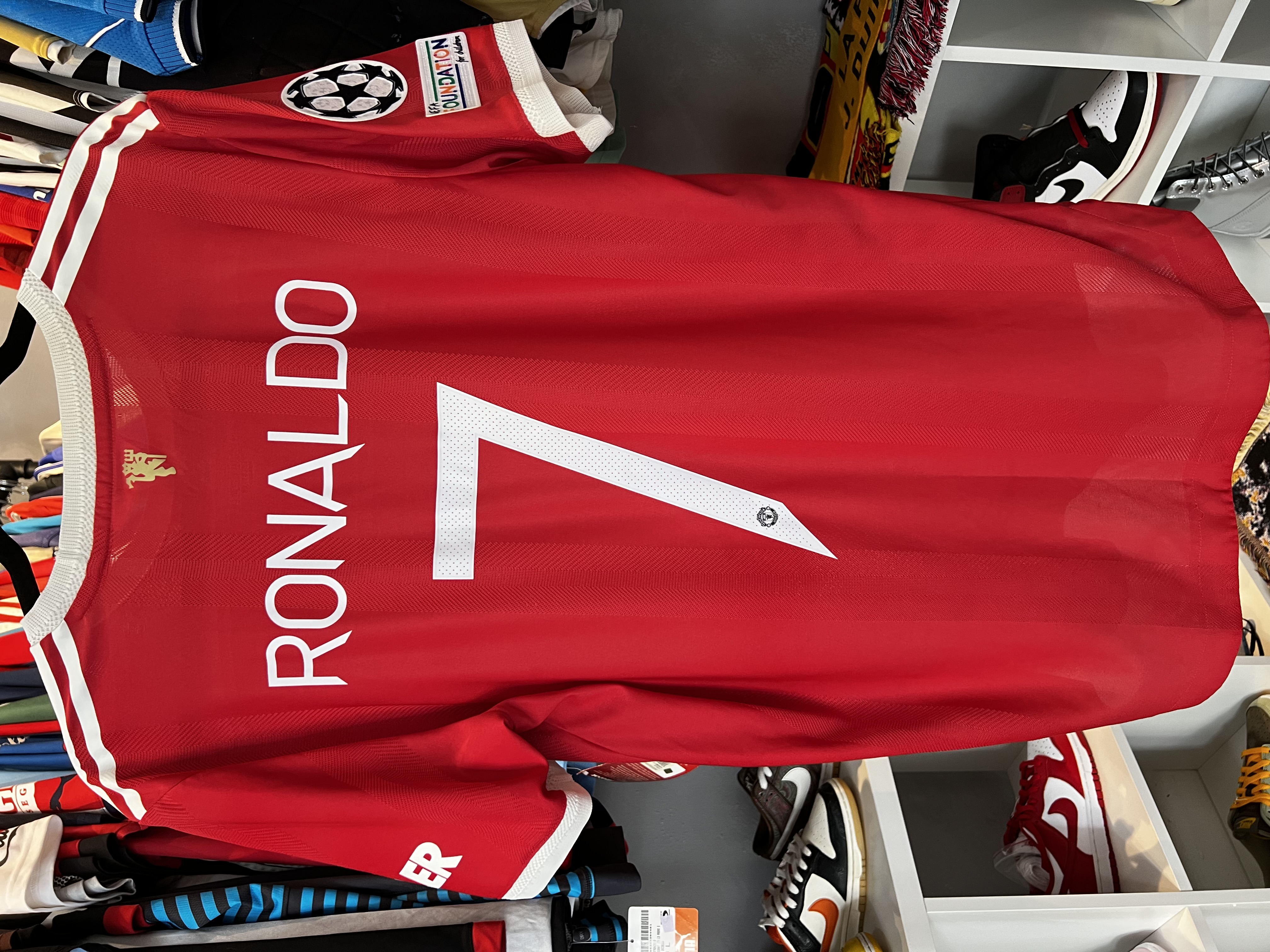 Jersey Manchester United “C. Ronaldo” (L) Versiok Jugador 