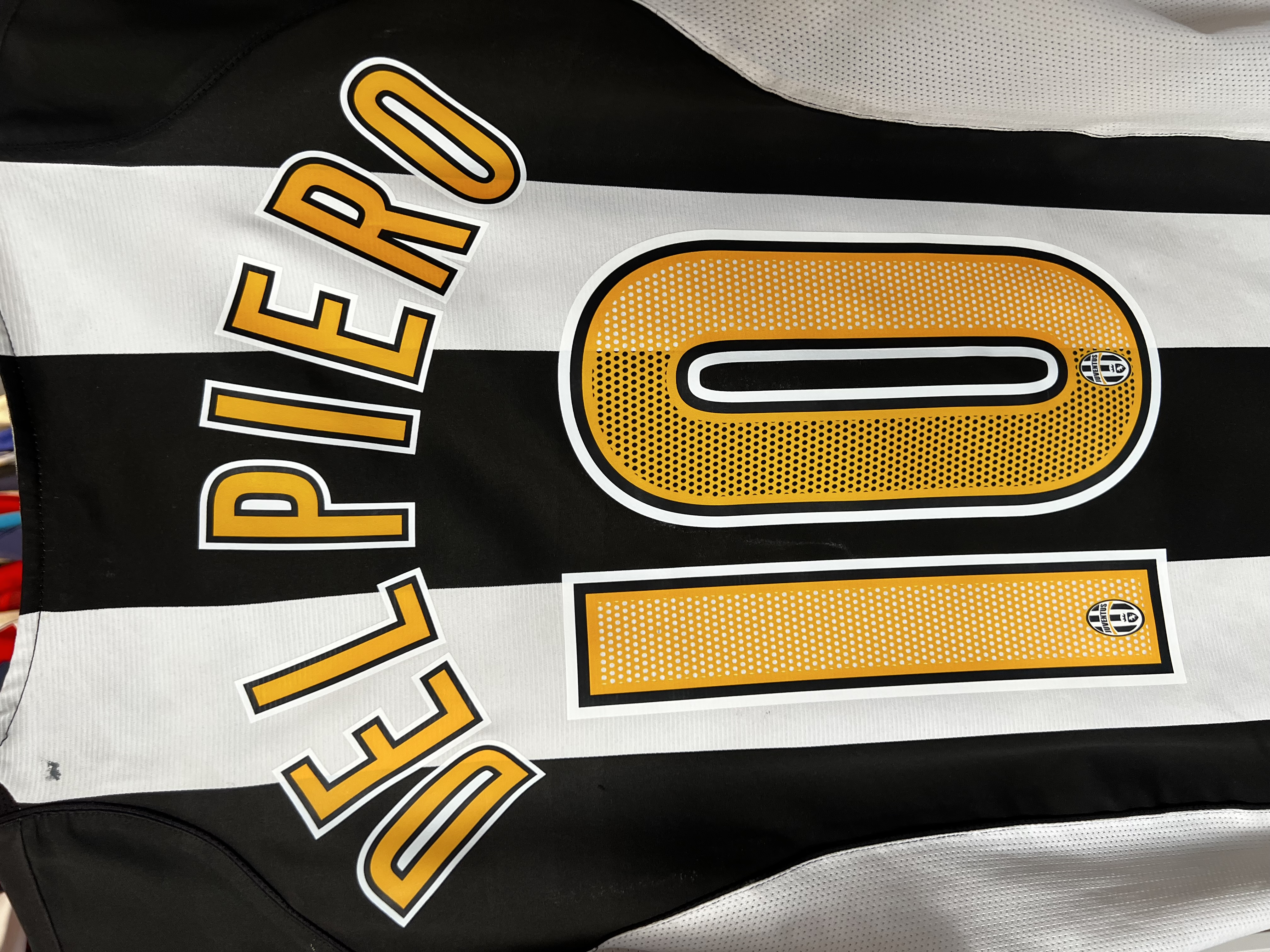 Jersey Juventus “Del Piero” (M) DETALLES