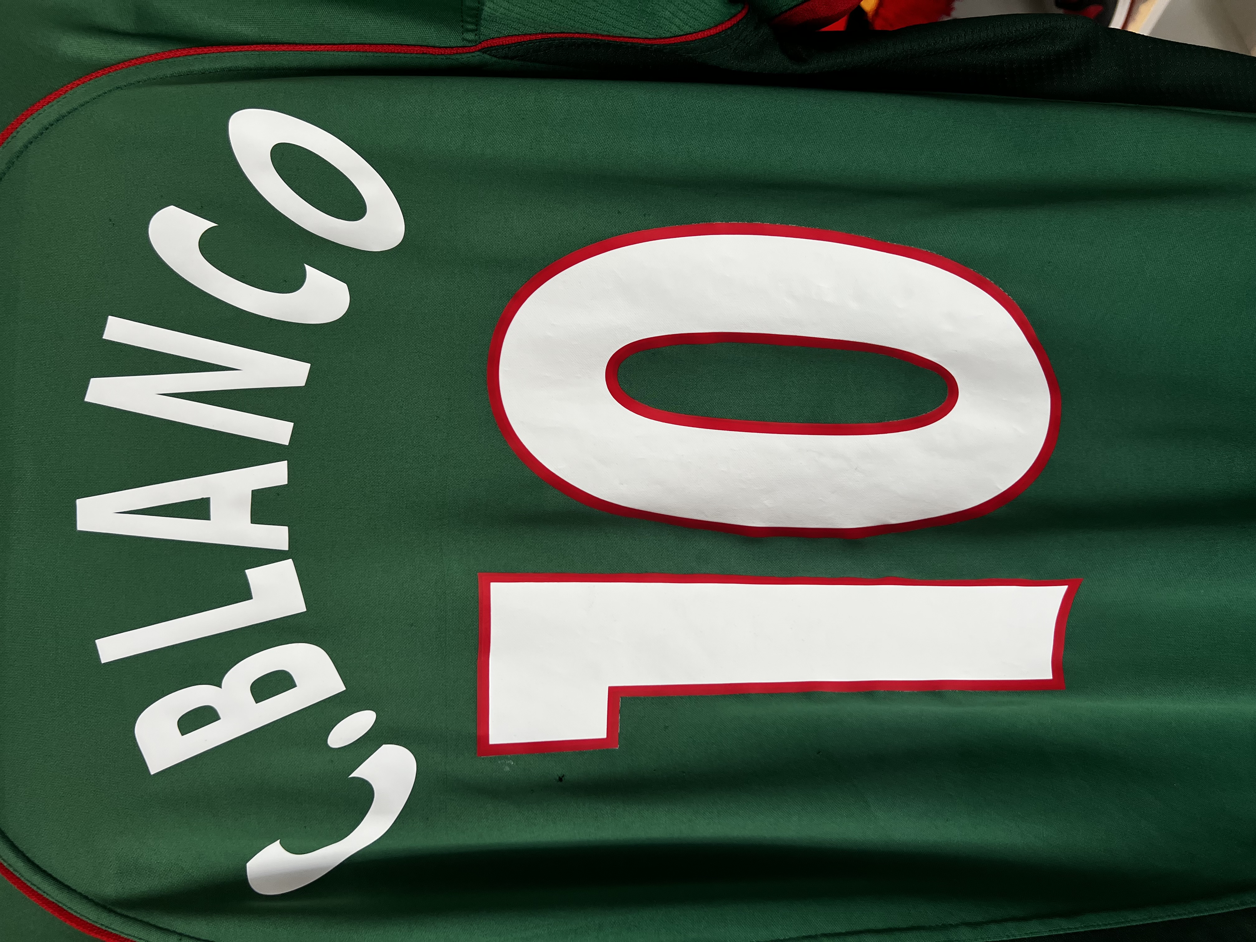Jersey México “C. Blanco” (XL) Reducida