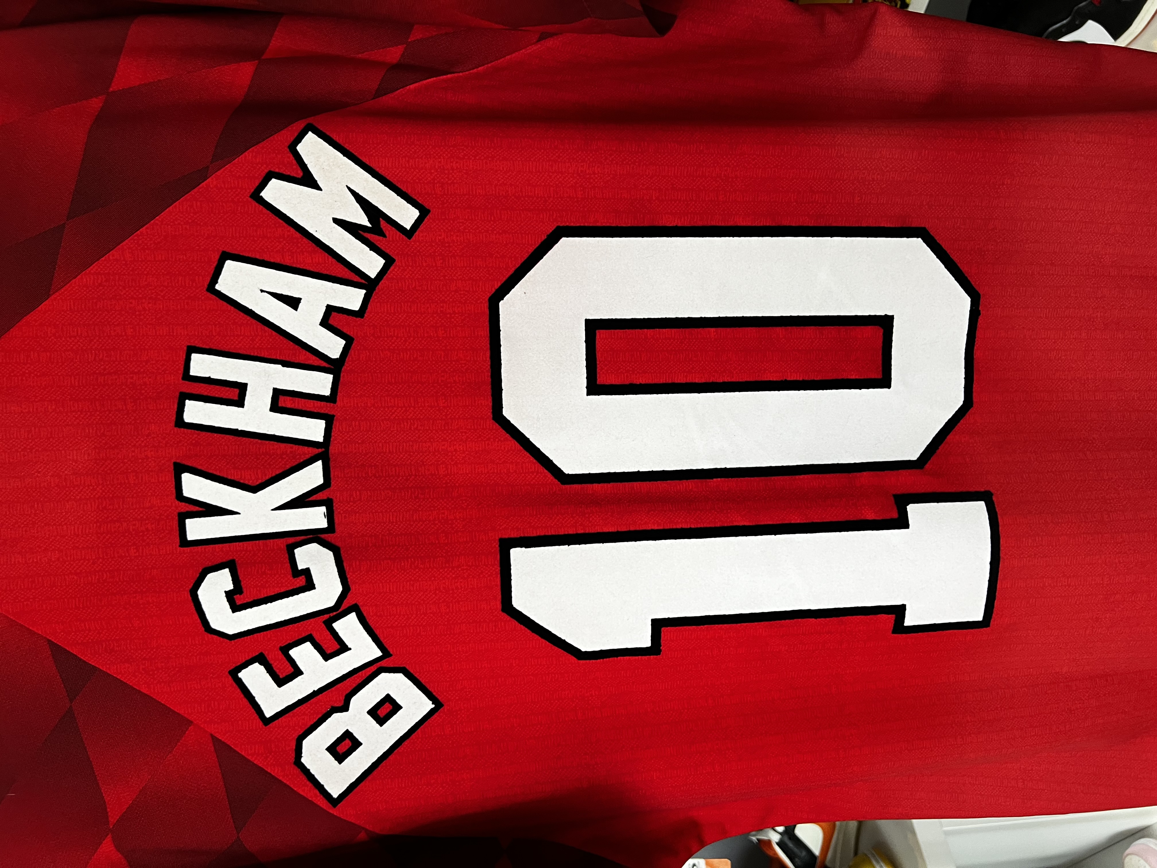 Jersey Manchester United “D. Beckham” (M)