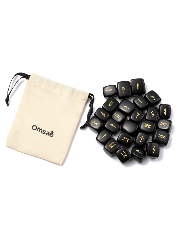 Runes en Obsidienne noire