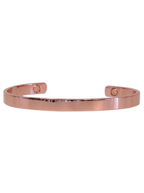 Bracelet cuivre avec Aimants Jonc plat