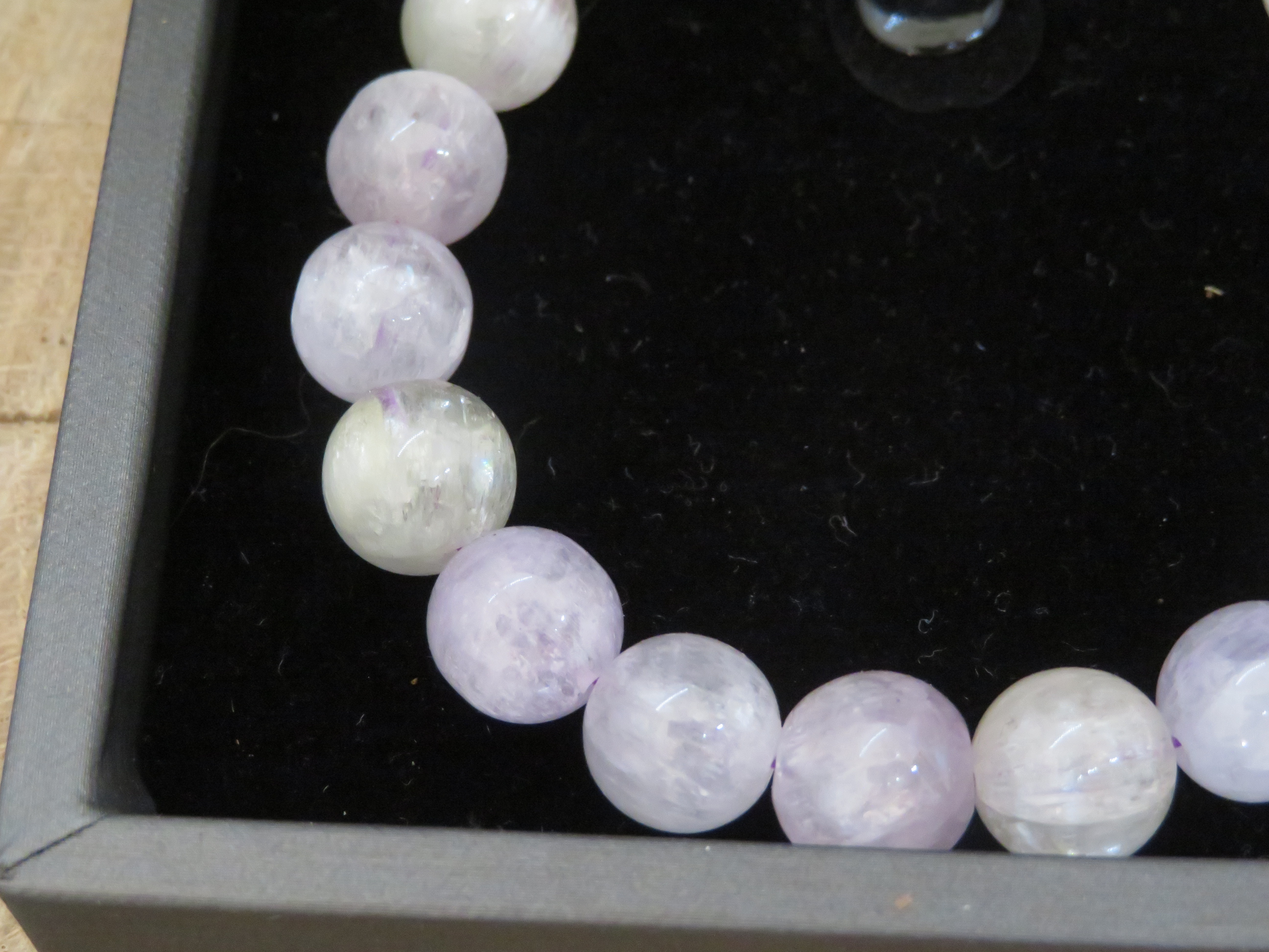 Bracelet de collection N°0131 kunzite multicolore Madagascar AA+ 37.30g