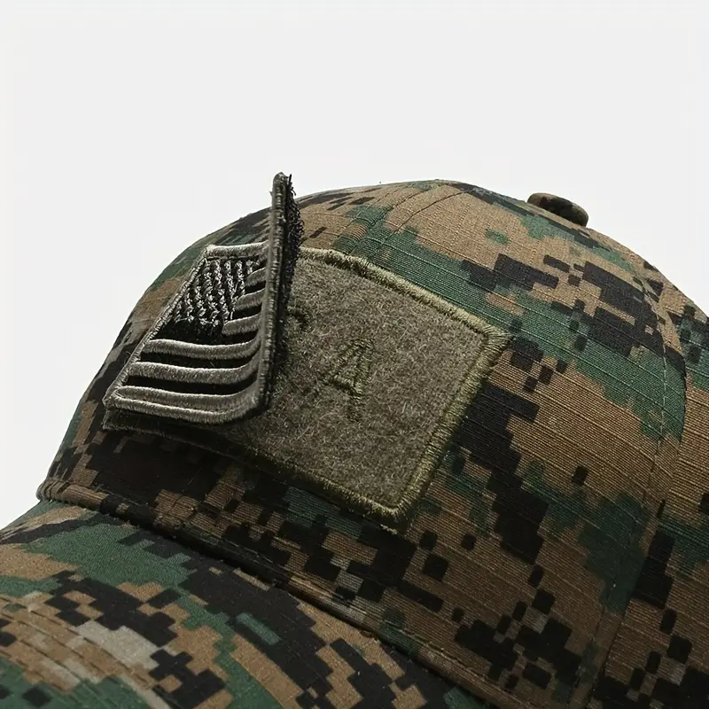 Gorra de Béisbol con Parche de Bandera