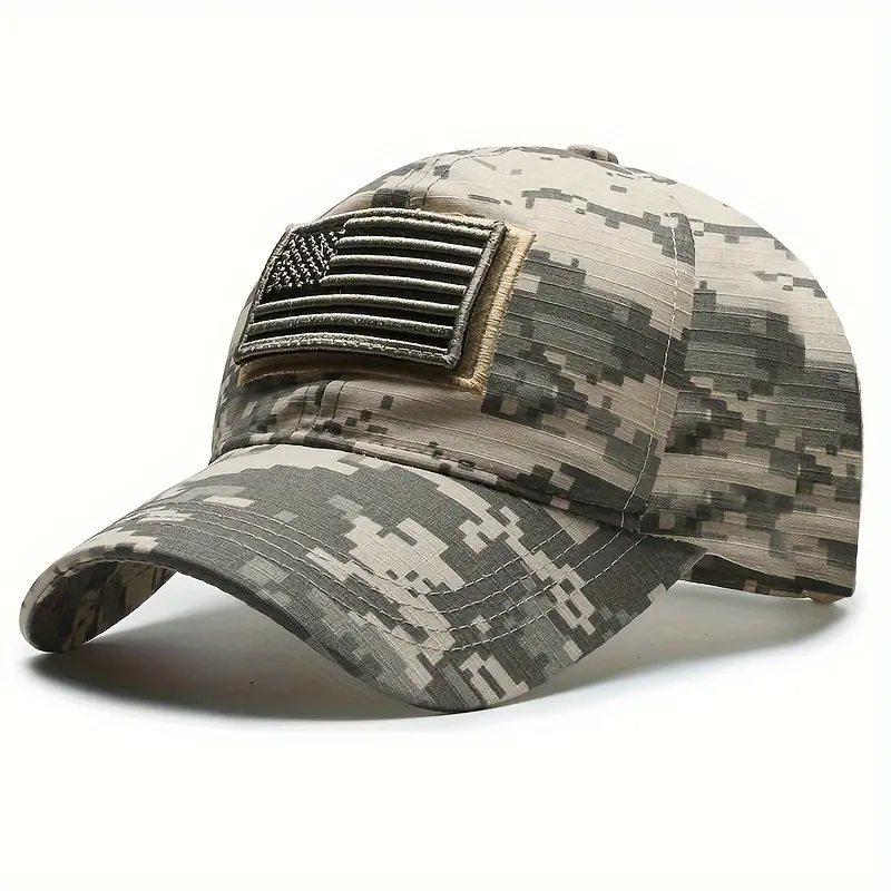 Gorra de Béisbol con Parche de Bandera