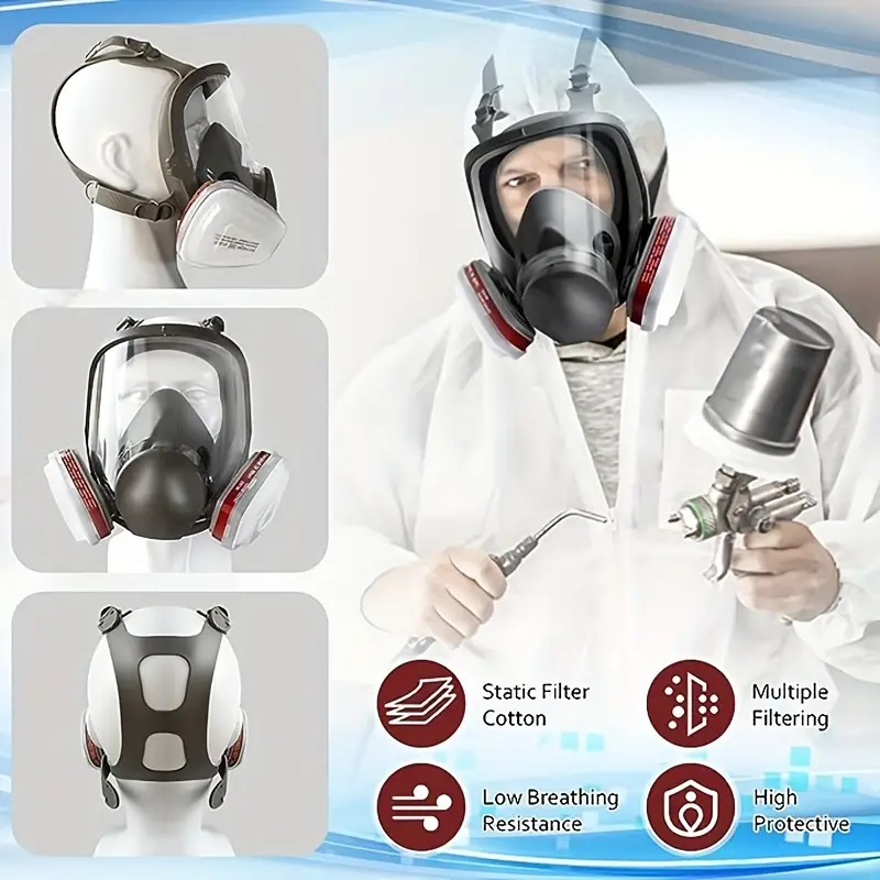 Máscara Respiratoria de Cara Completa 6800