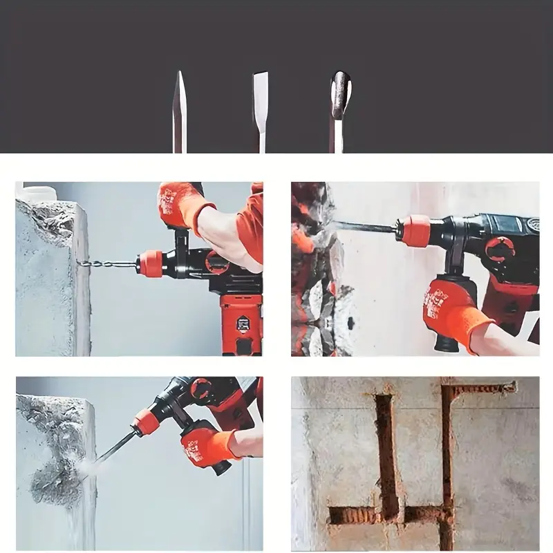 Taladro Percutor Eléctrico de Servicio Pesado