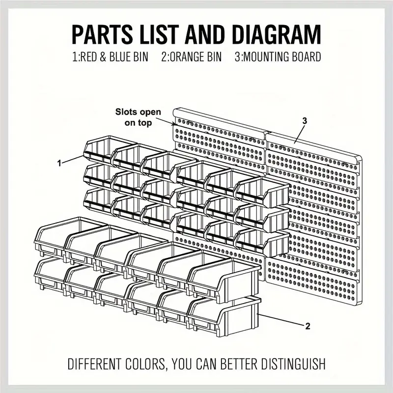Sistema de Almacenamiento de Pared de 30 Barriles
