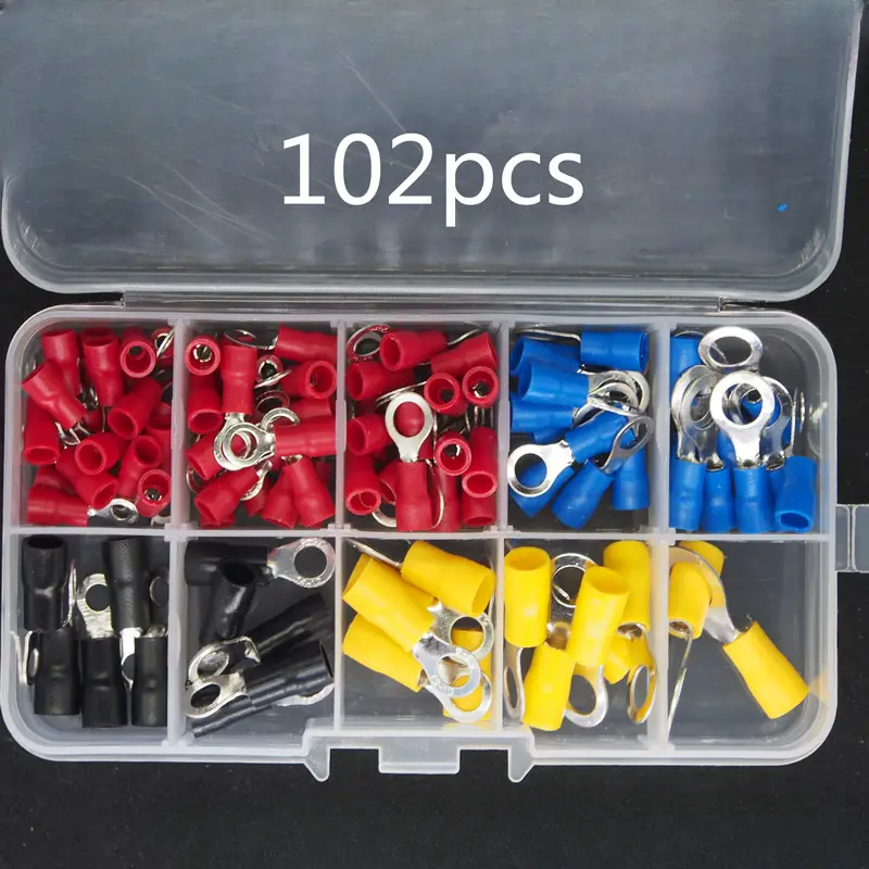 Kit de 102 Terminales de Crimpado de Latón