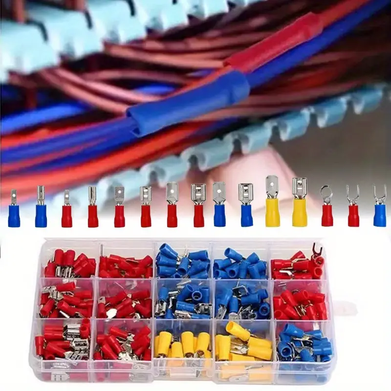 Kit de 102 Terminales de Crimpado de Latón