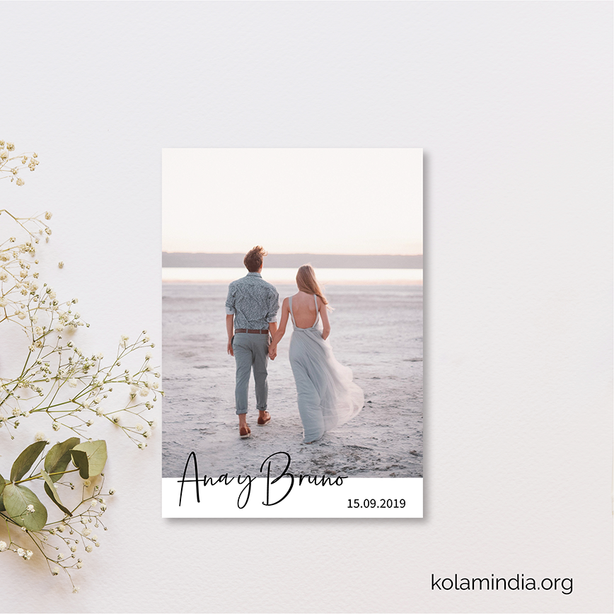 Tarjeta invitación boda