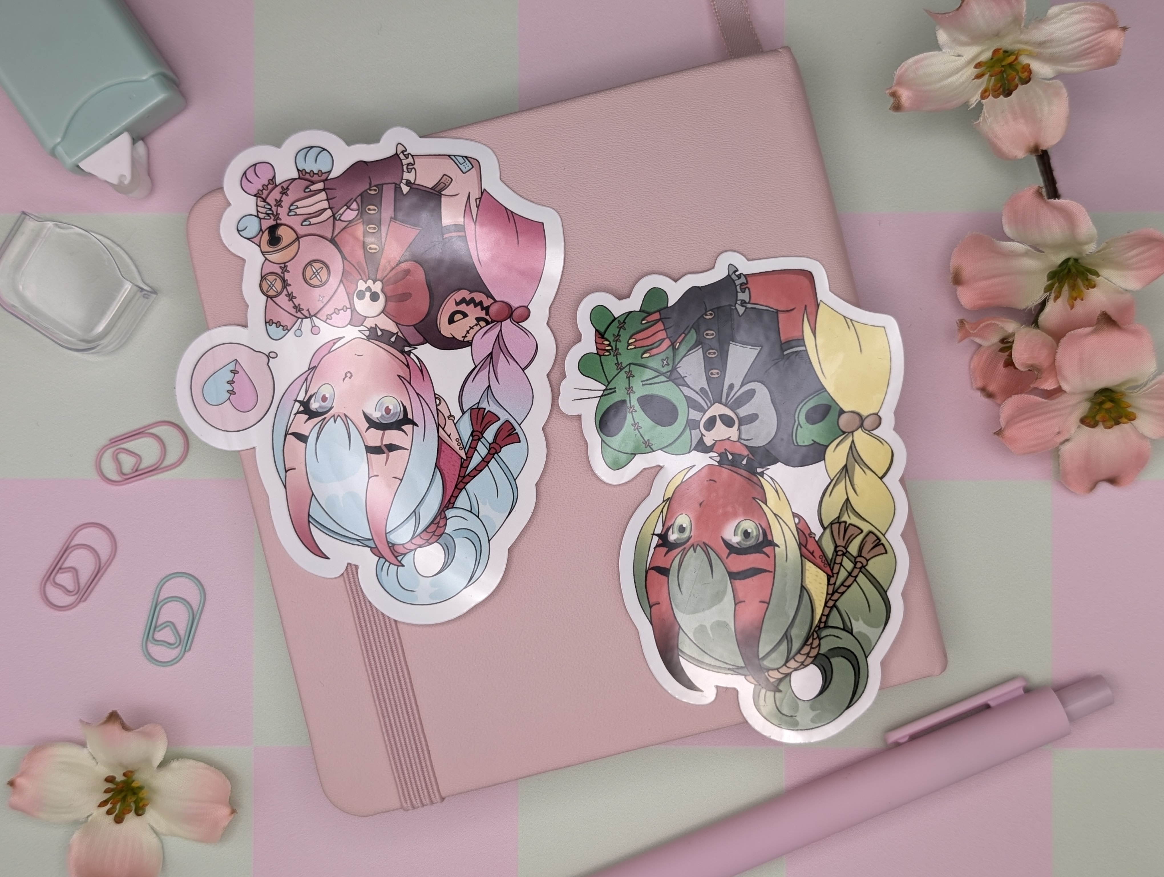 Demon Girl Sticker / Art Print
