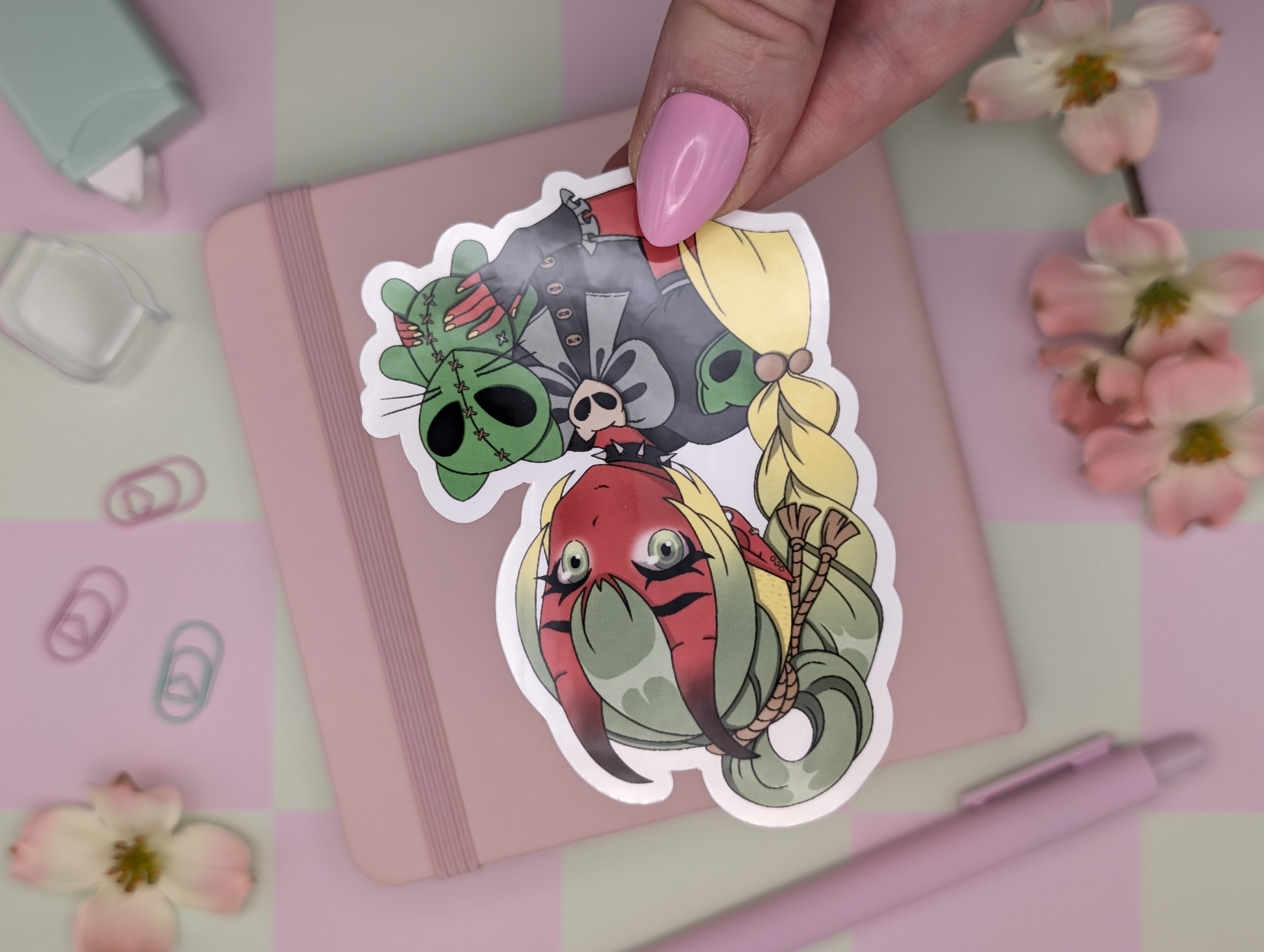 Demon Girl Sticker / Art Print