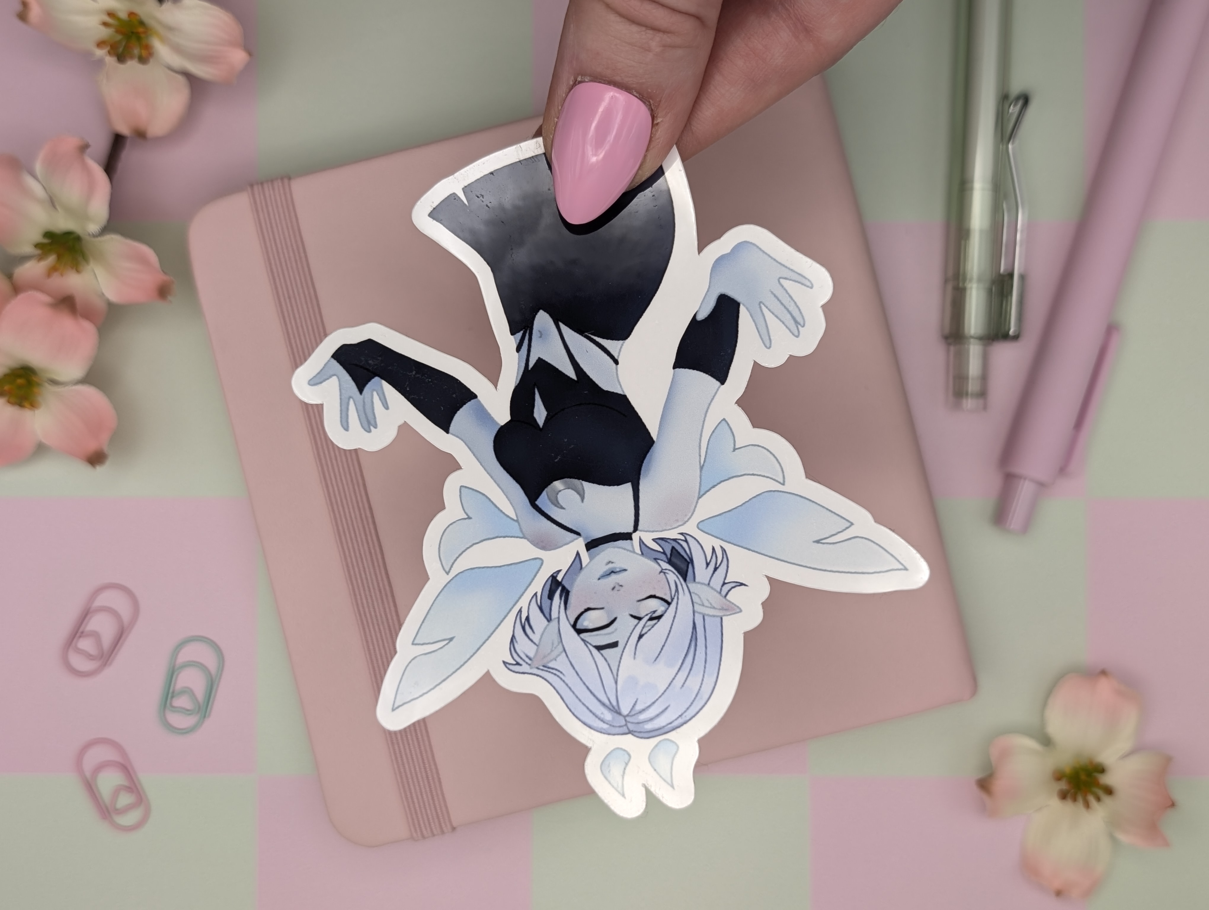 Alien Angel Sticker / Art Print