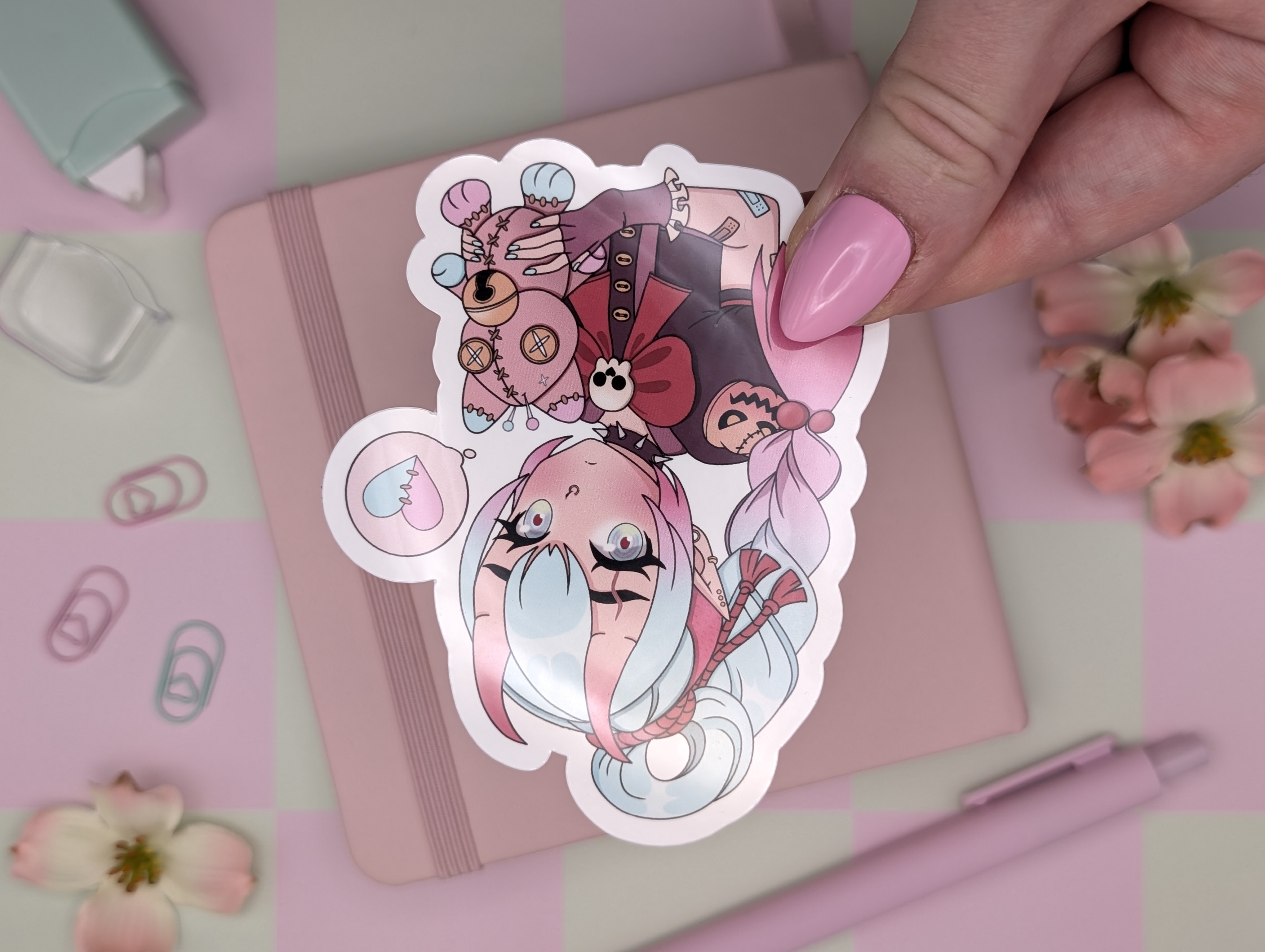 Demon Girl Sticker / Art Print