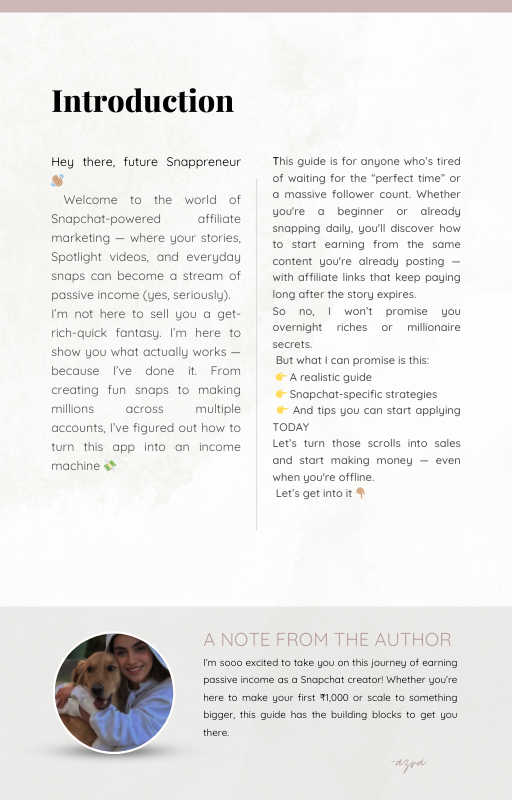 Passive Income for Snapchat Creators