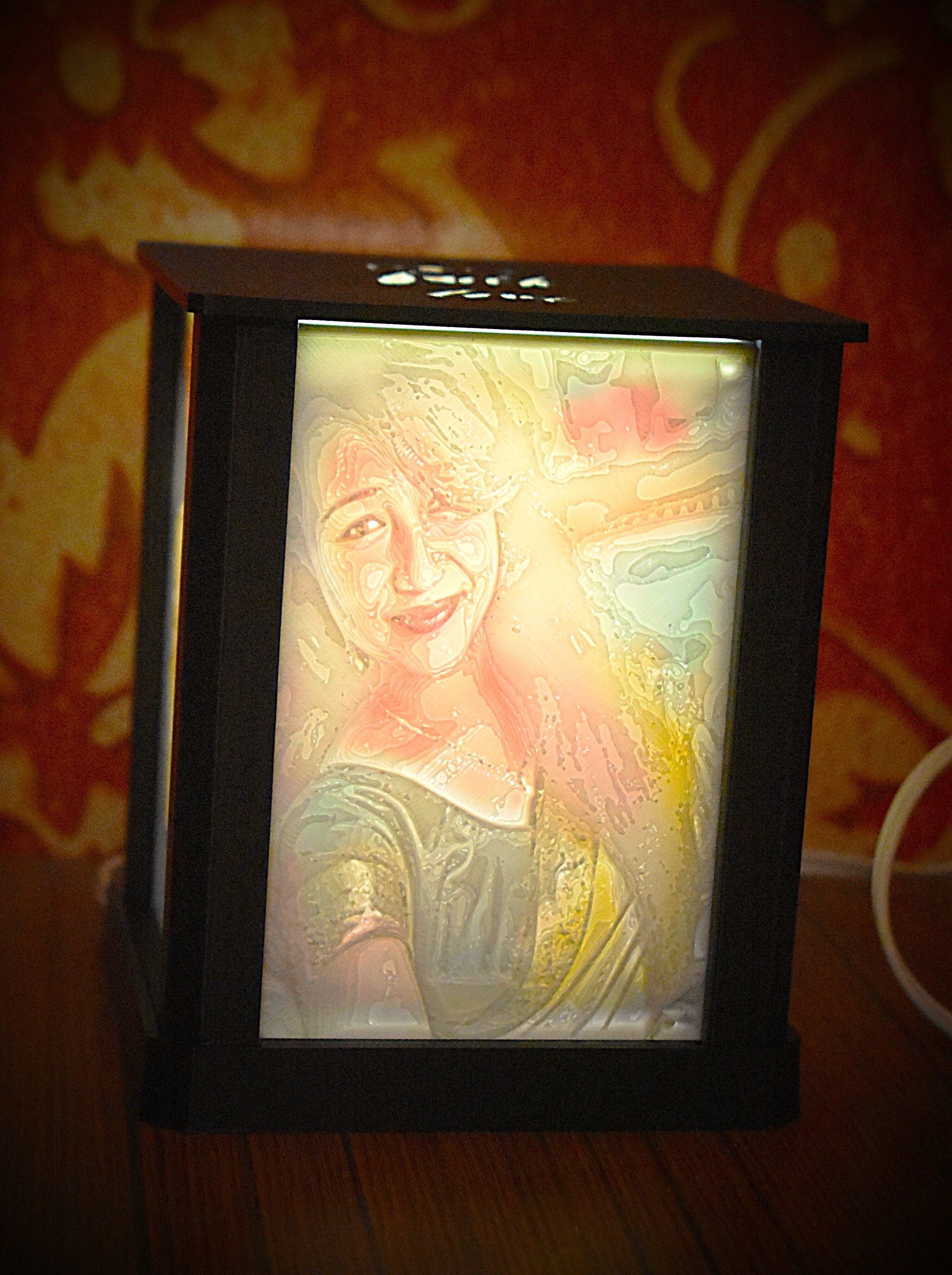 3D Lithophane Lamp
