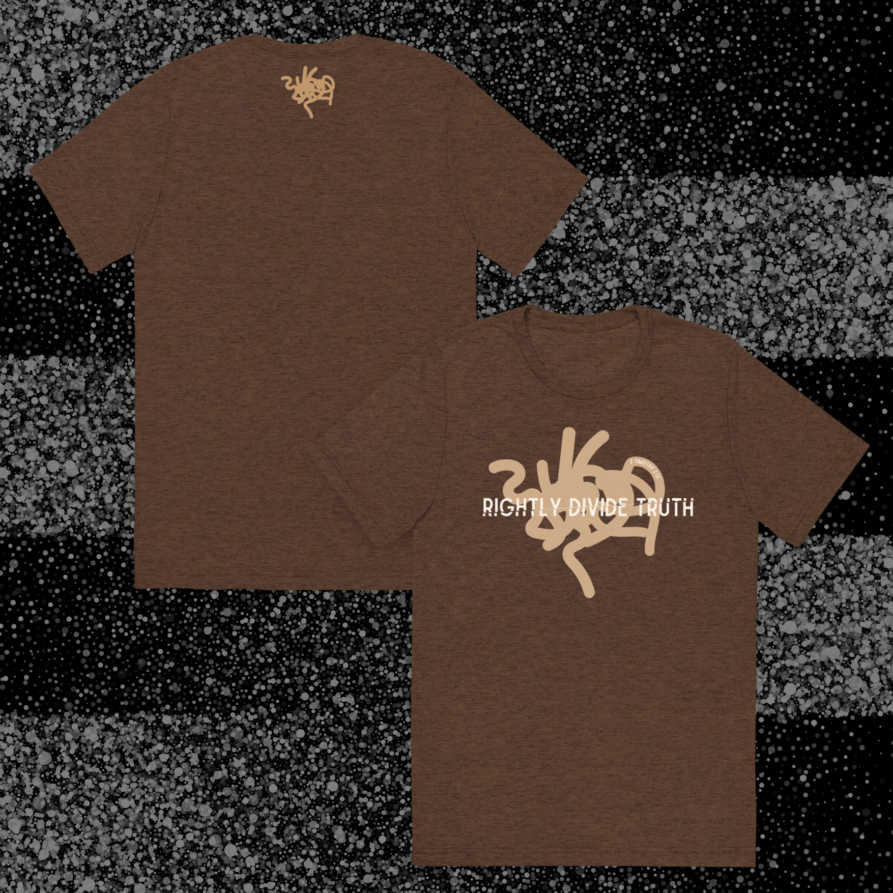 Unisex Rightly Divide Tee Dark Blends