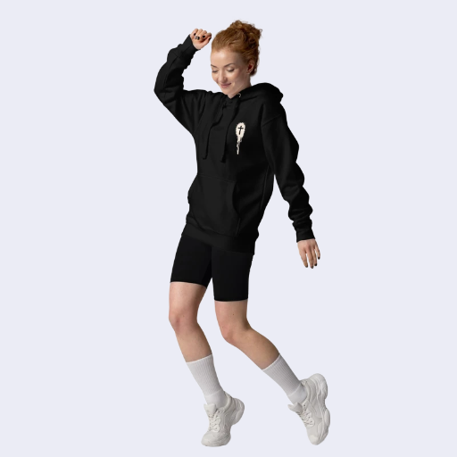 Unisex Truth Serum Hoodie Front and Back Dark Blends