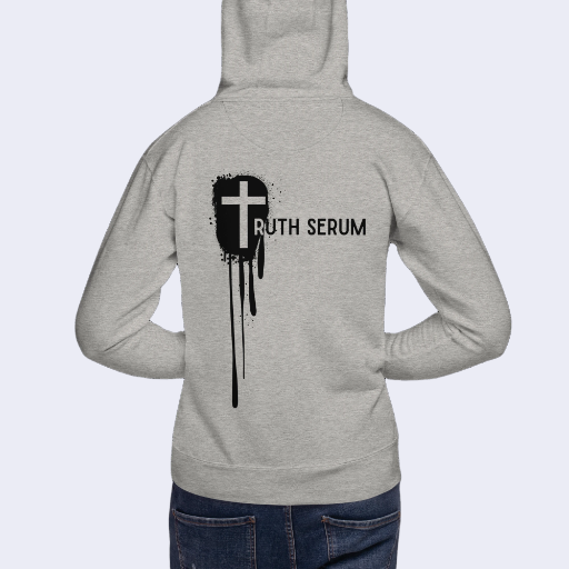 UnisexTruth Serum Hoodie Front and Back Light Blends