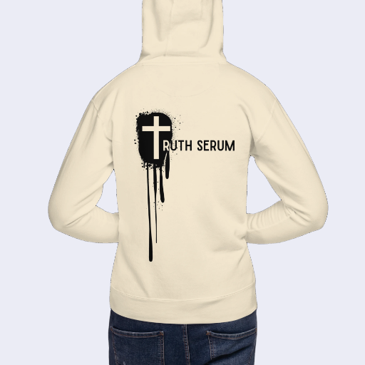UnisexTruth Serum Hoodie Front and Back Light Blends