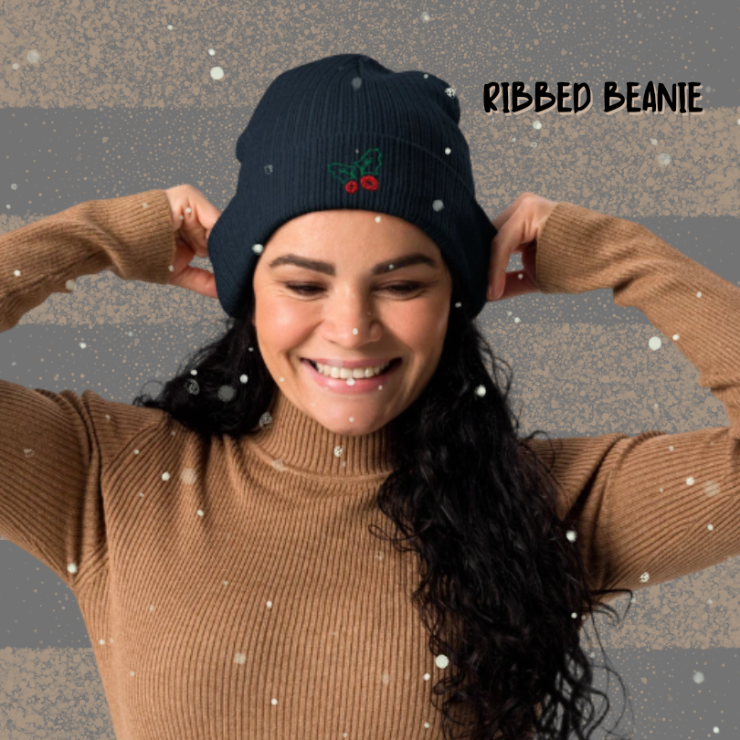 Organic Mistletoe Smooch Beanie