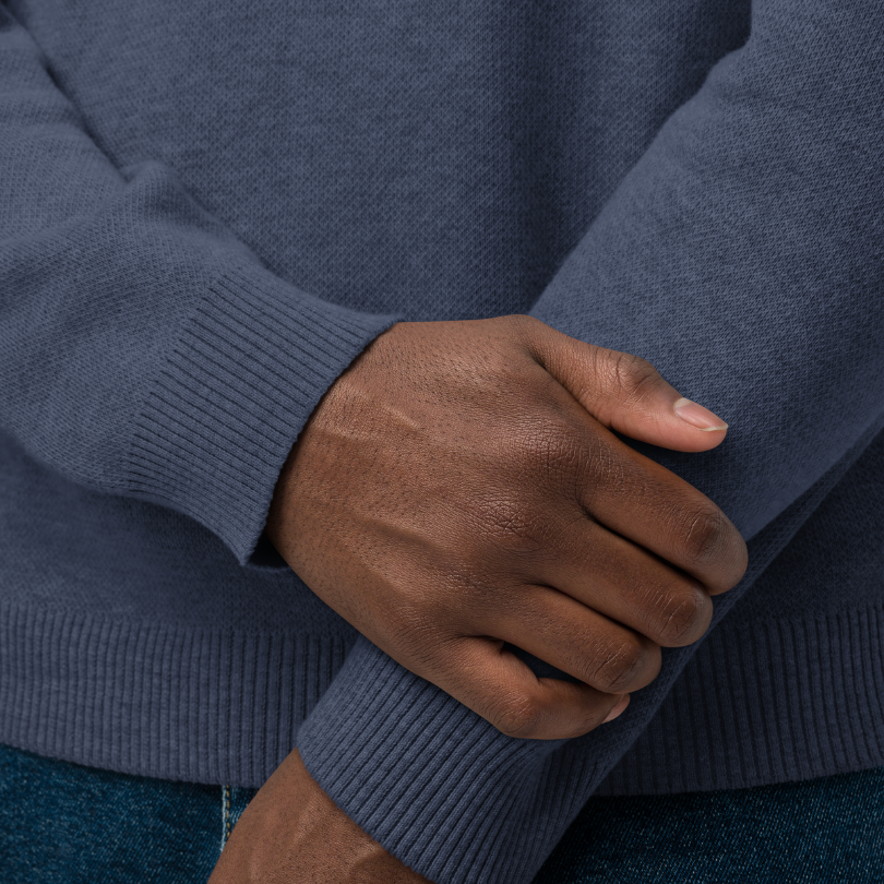 Bodacious Silver Bells Knitted Crew Neck Sweater