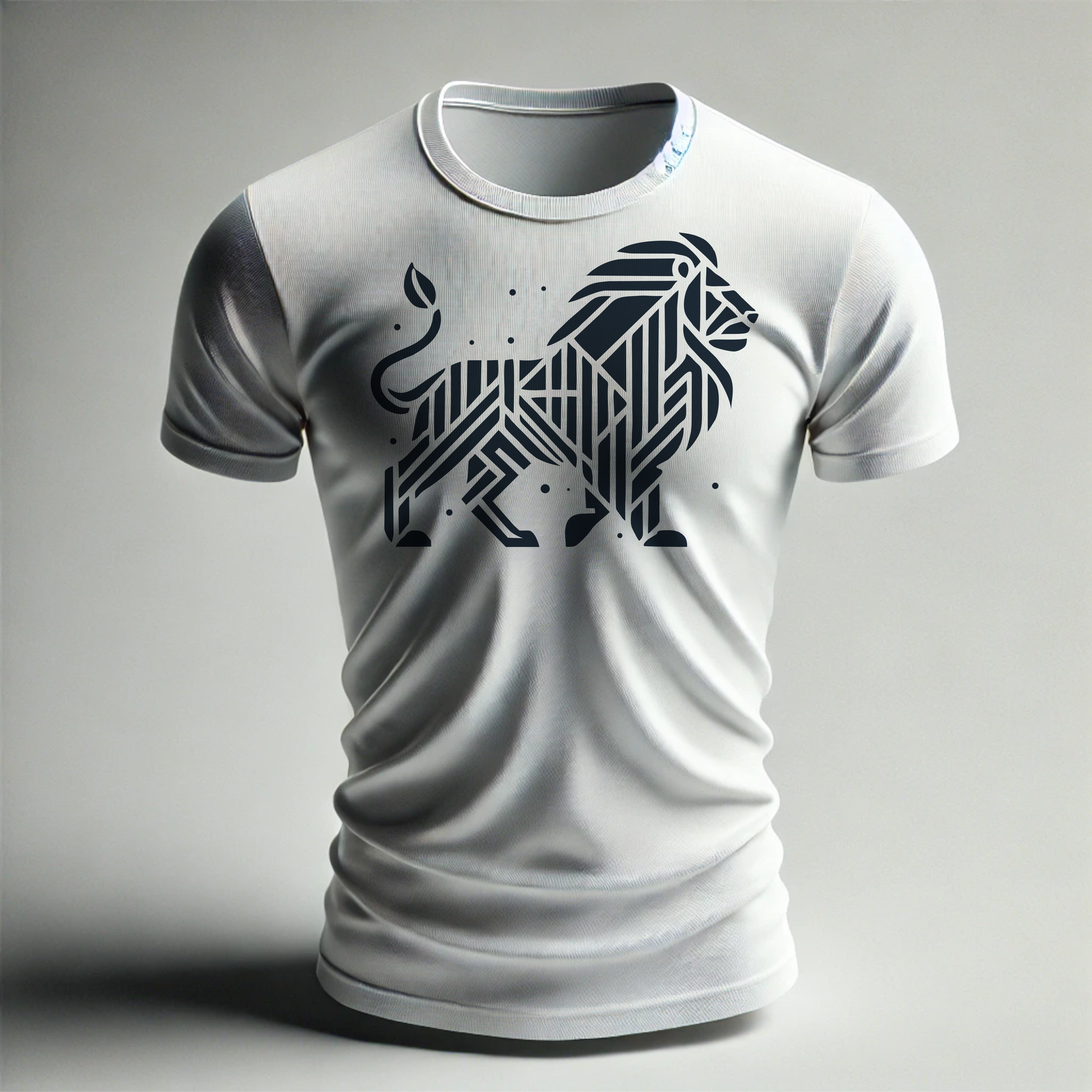 Camiseta con diseño de león 4