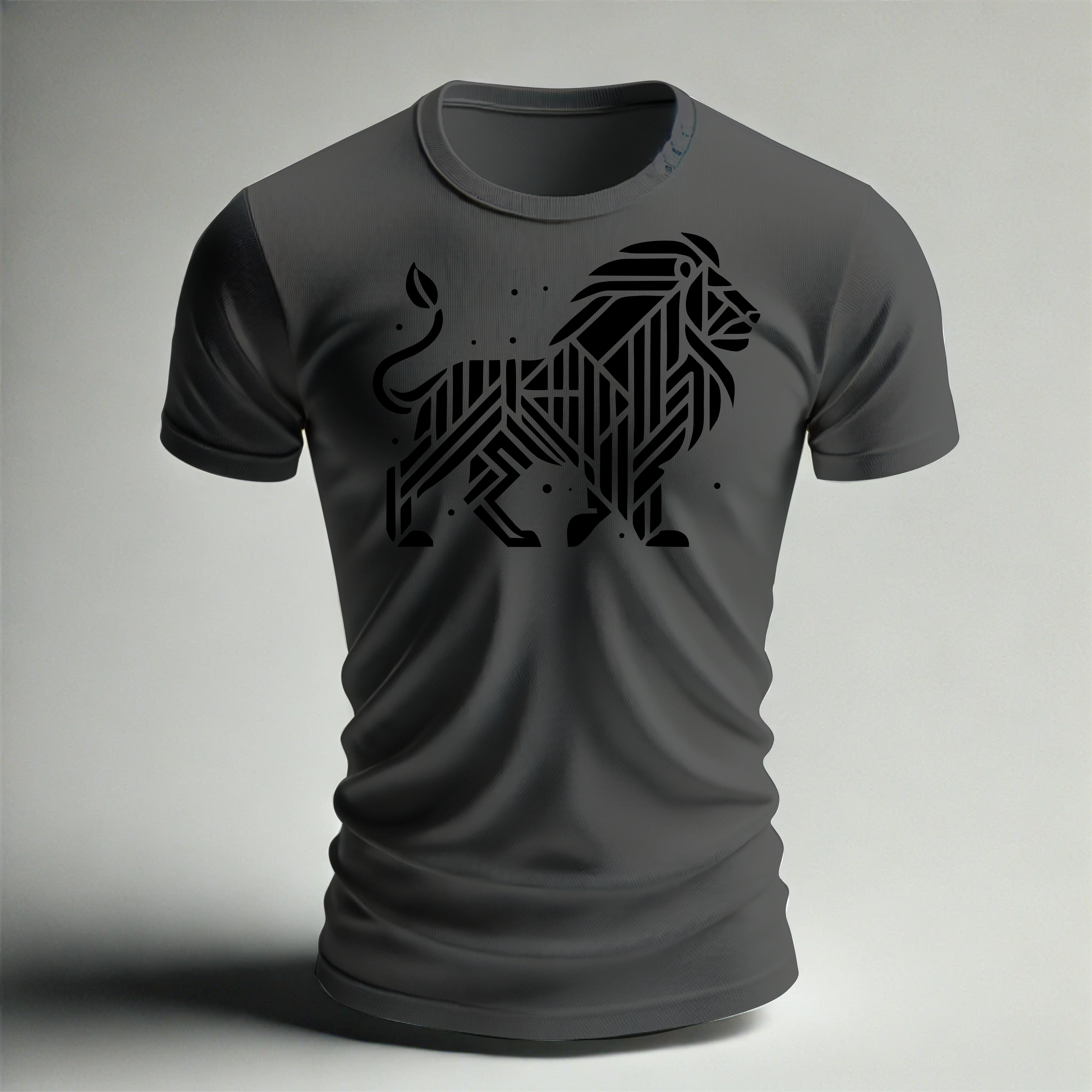 Camiseta con diseño de león 4