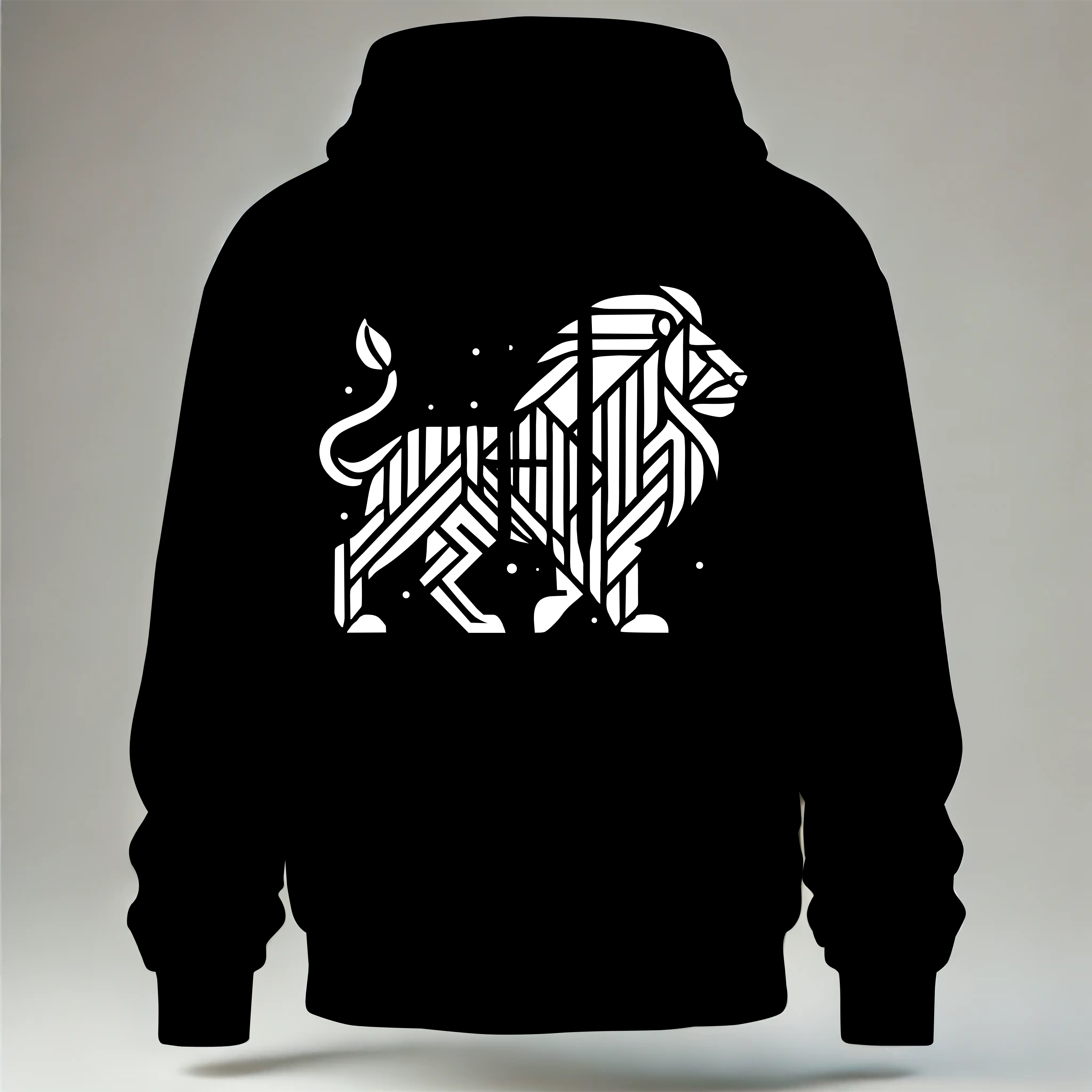 Sudadera con diseño de león 1