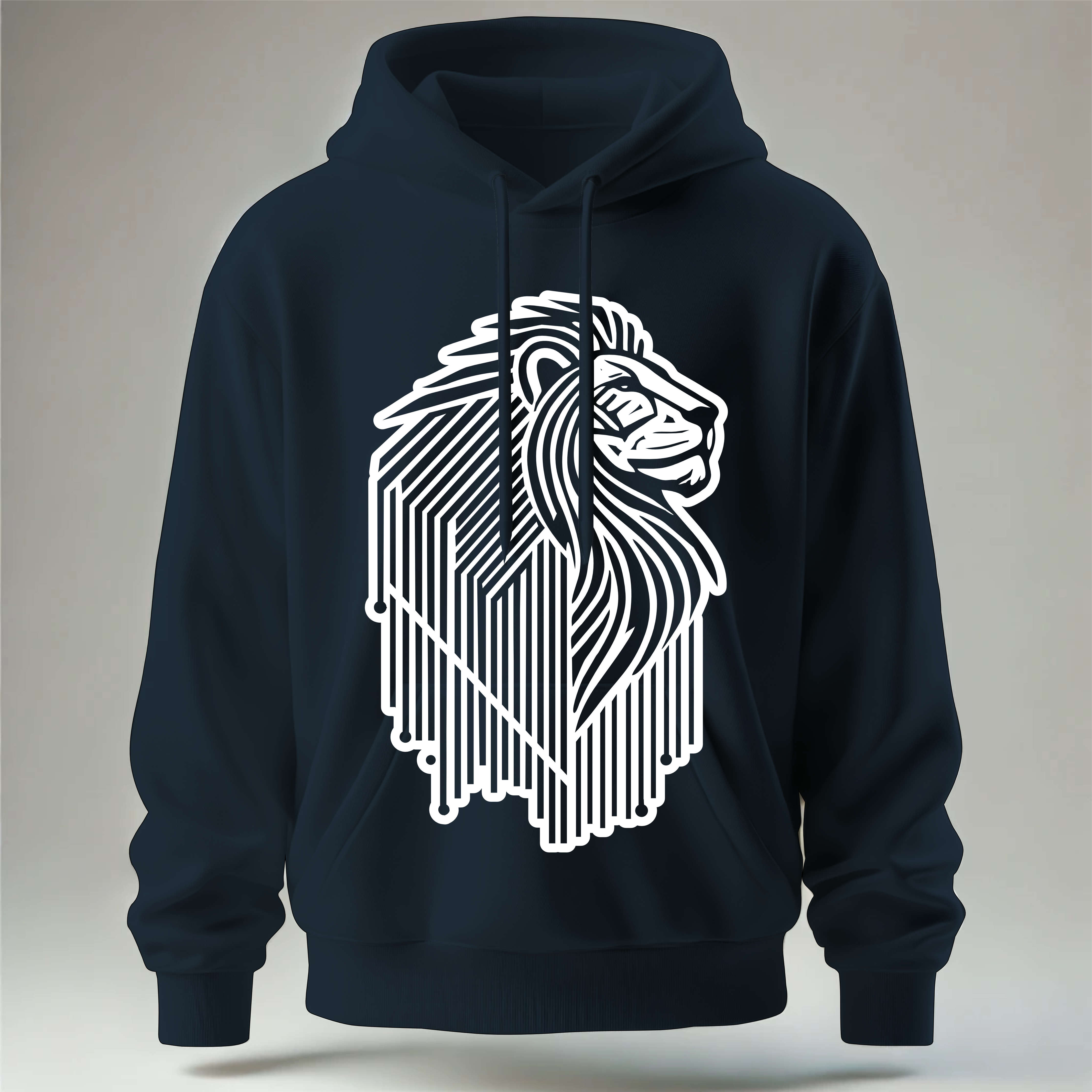 Sudadera con diseño de león 2