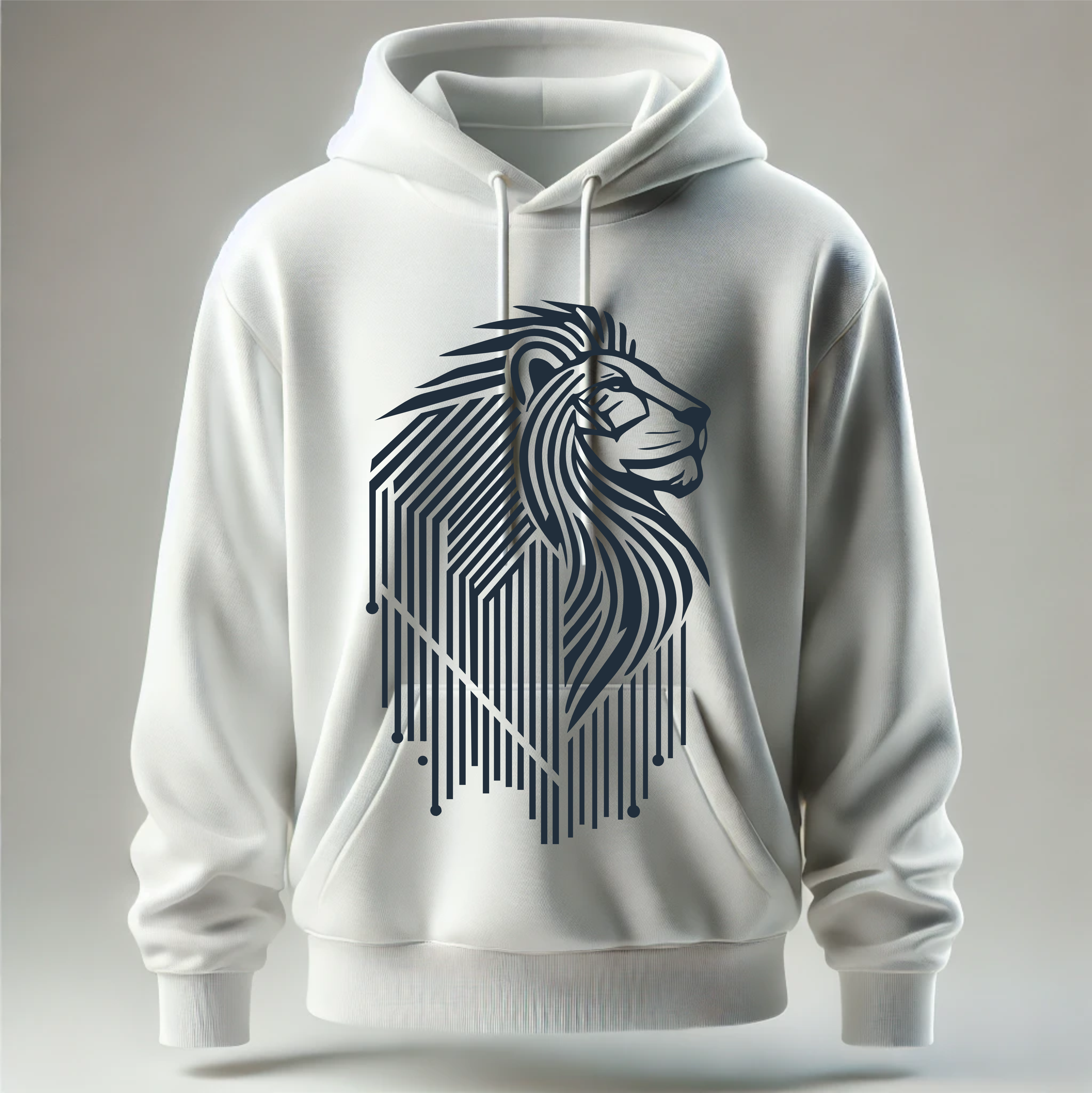 Sudadera con diseño de león 2