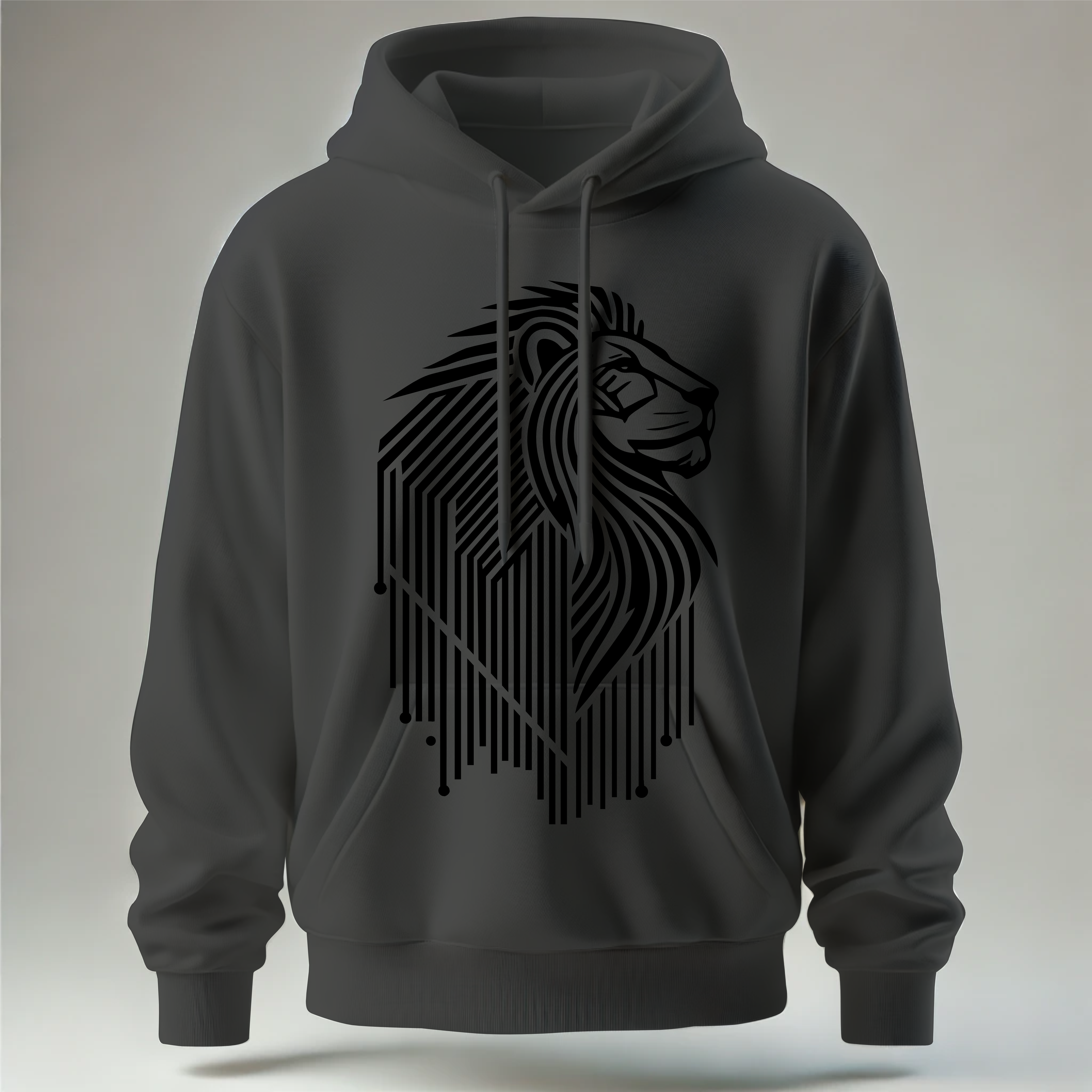 Sudadera con diseño de león 2