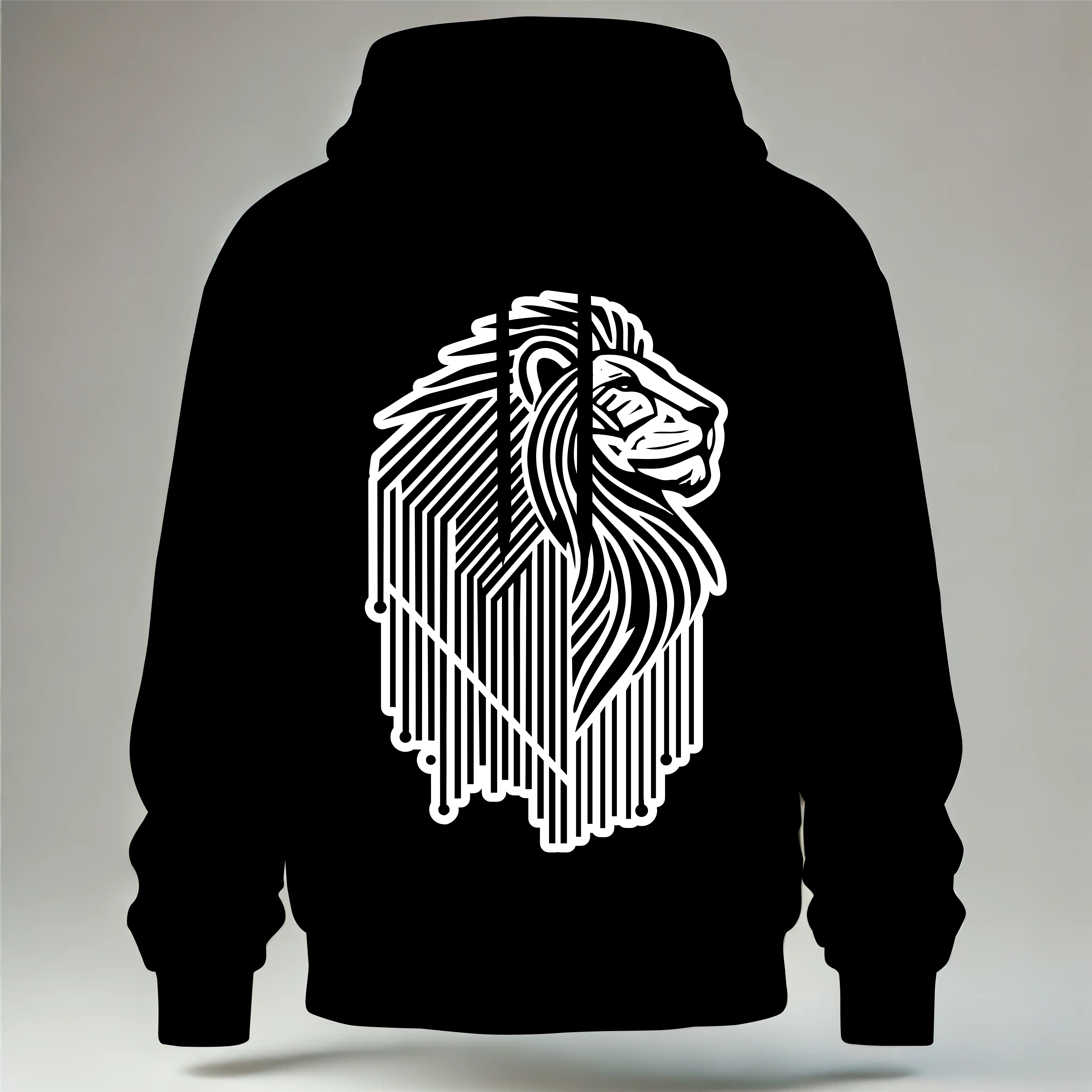 Sudadera con diseño de león 2