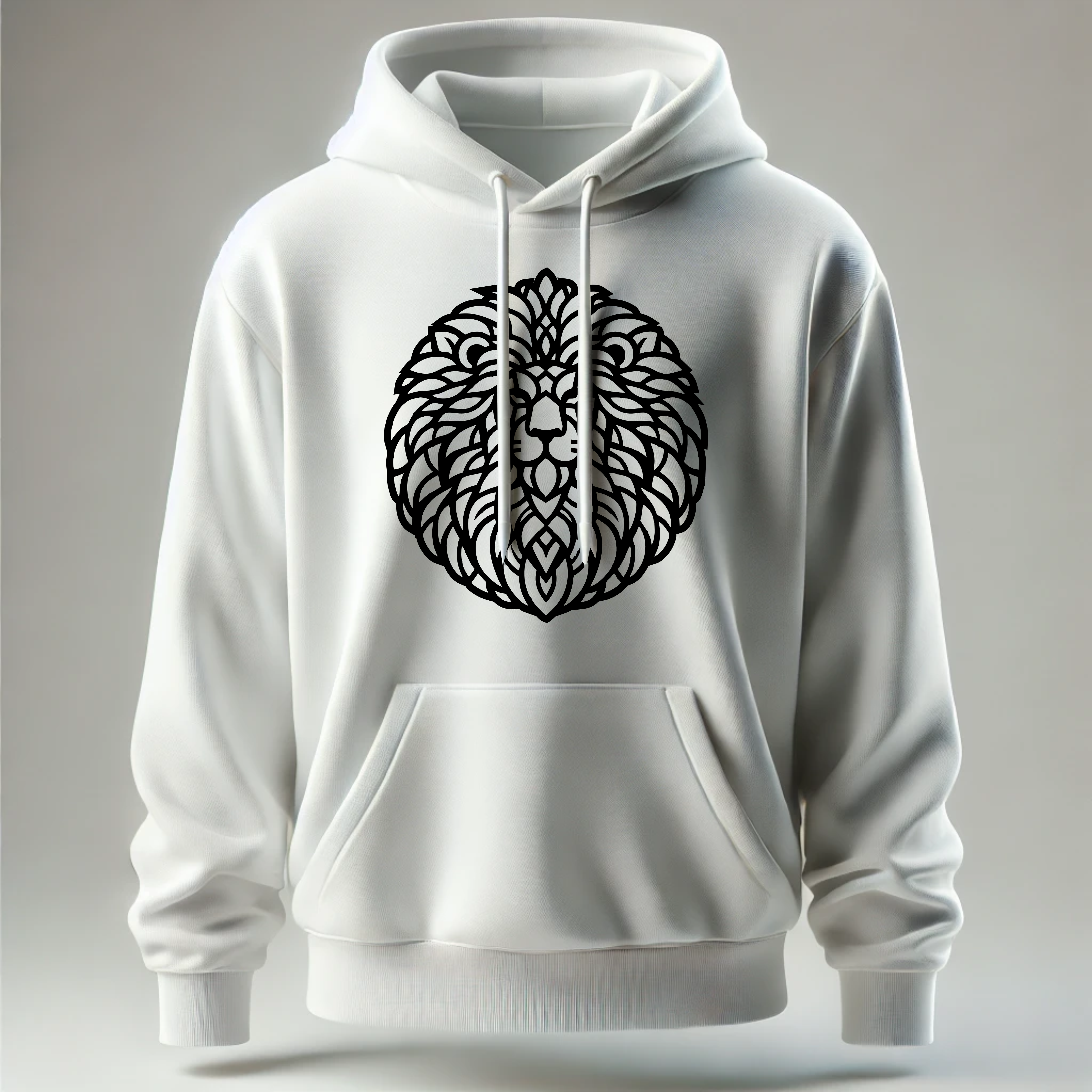 Sudadera con capucha de león 4