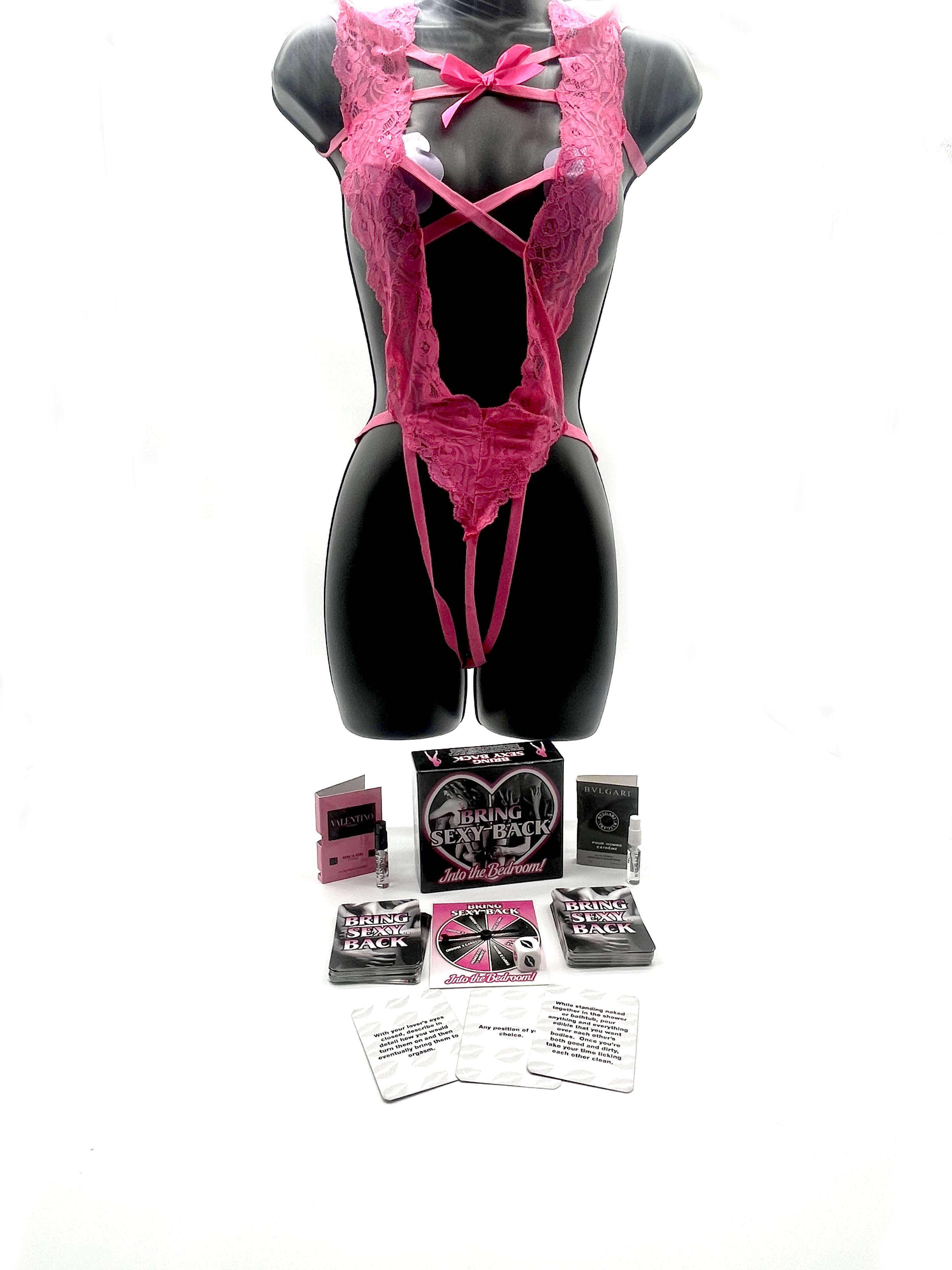 Valentine's Romantic Lingerie & Game Bundle