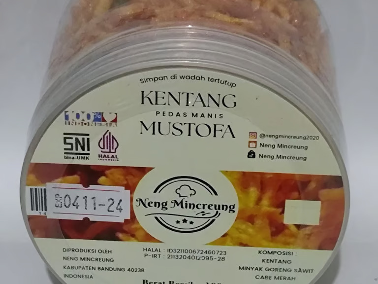 Mustofa Crispy Potato Snack