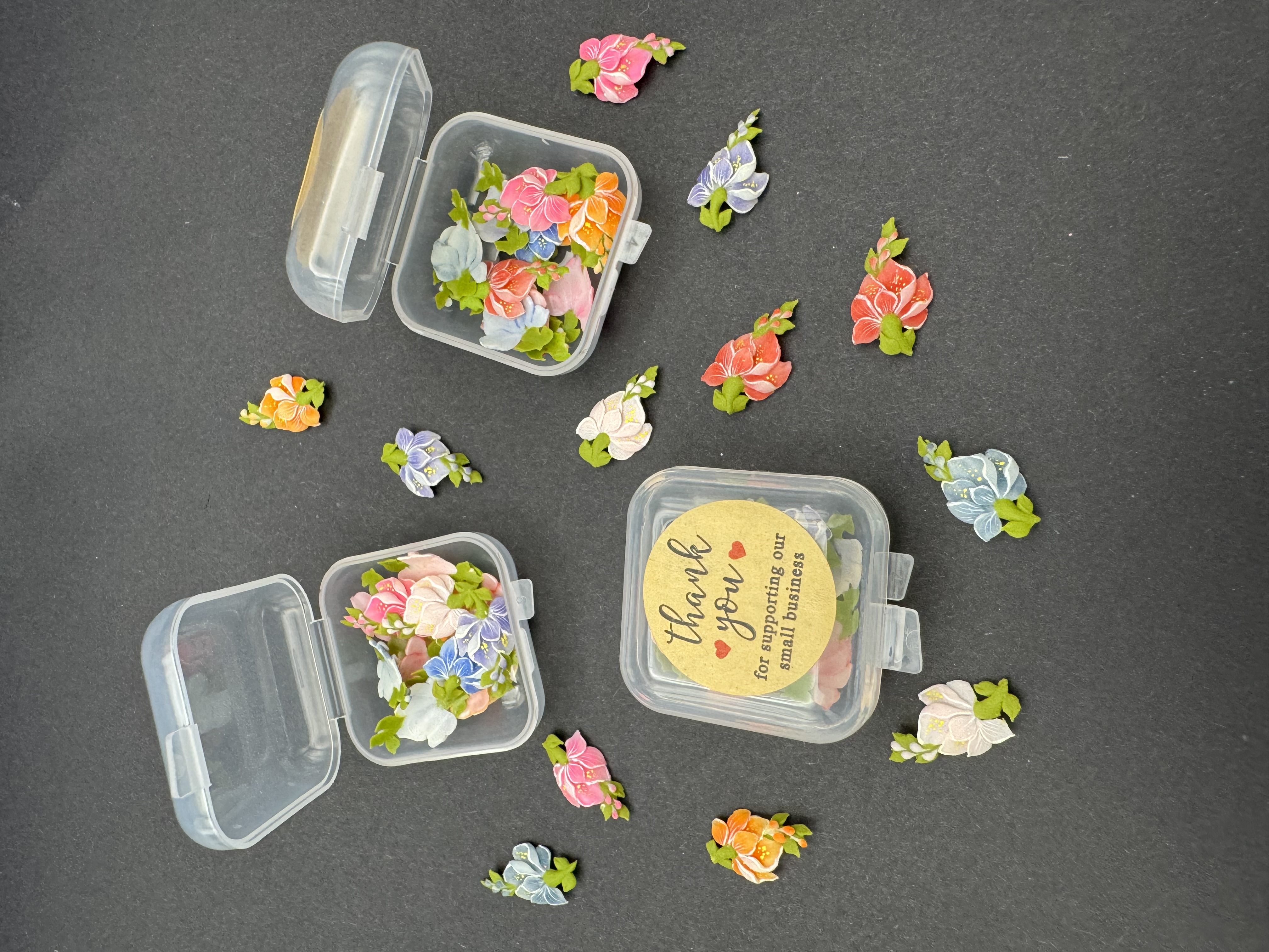 3D FLOWER MIX (12pc) -17