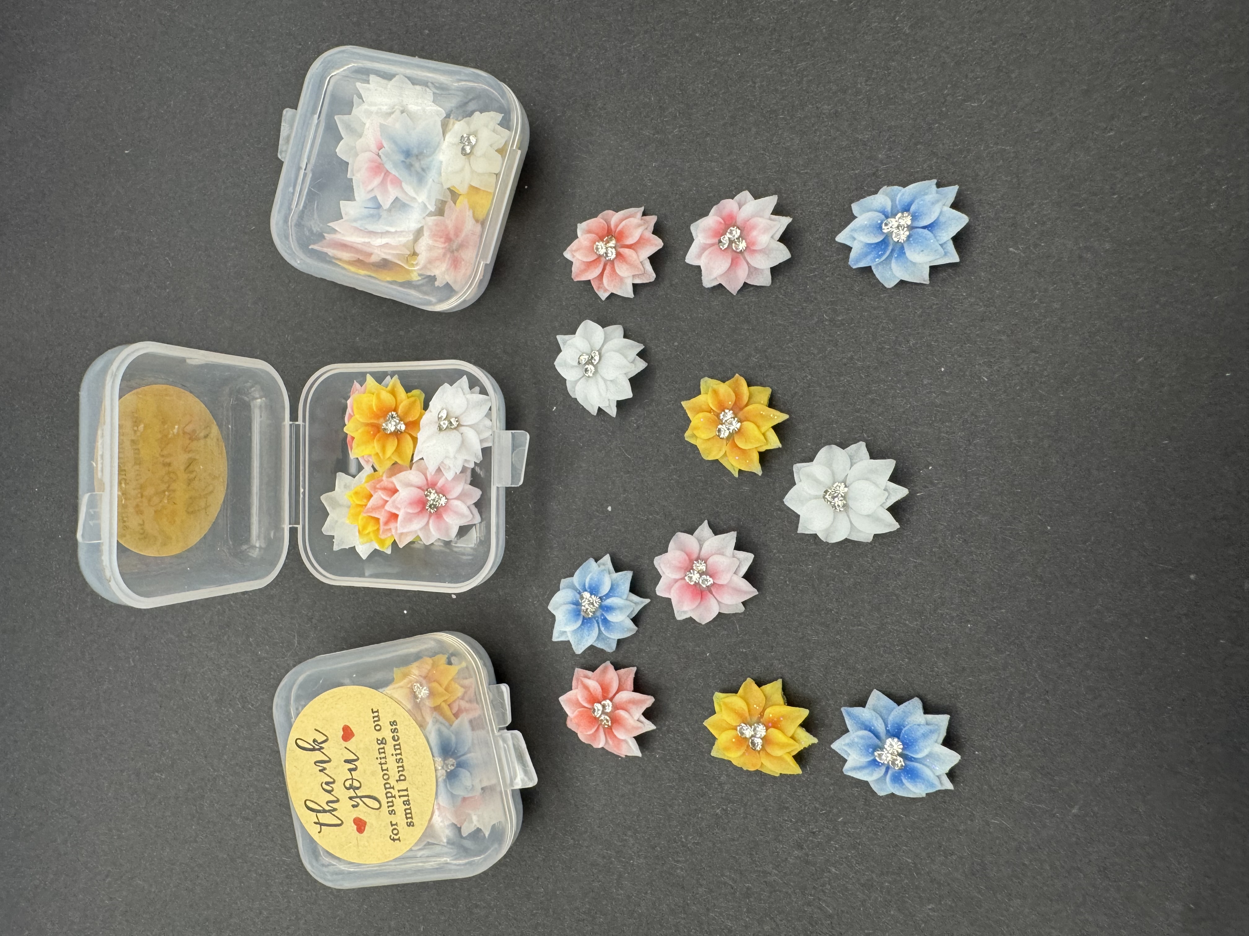 3D FLOWER MIX (10pc) -16