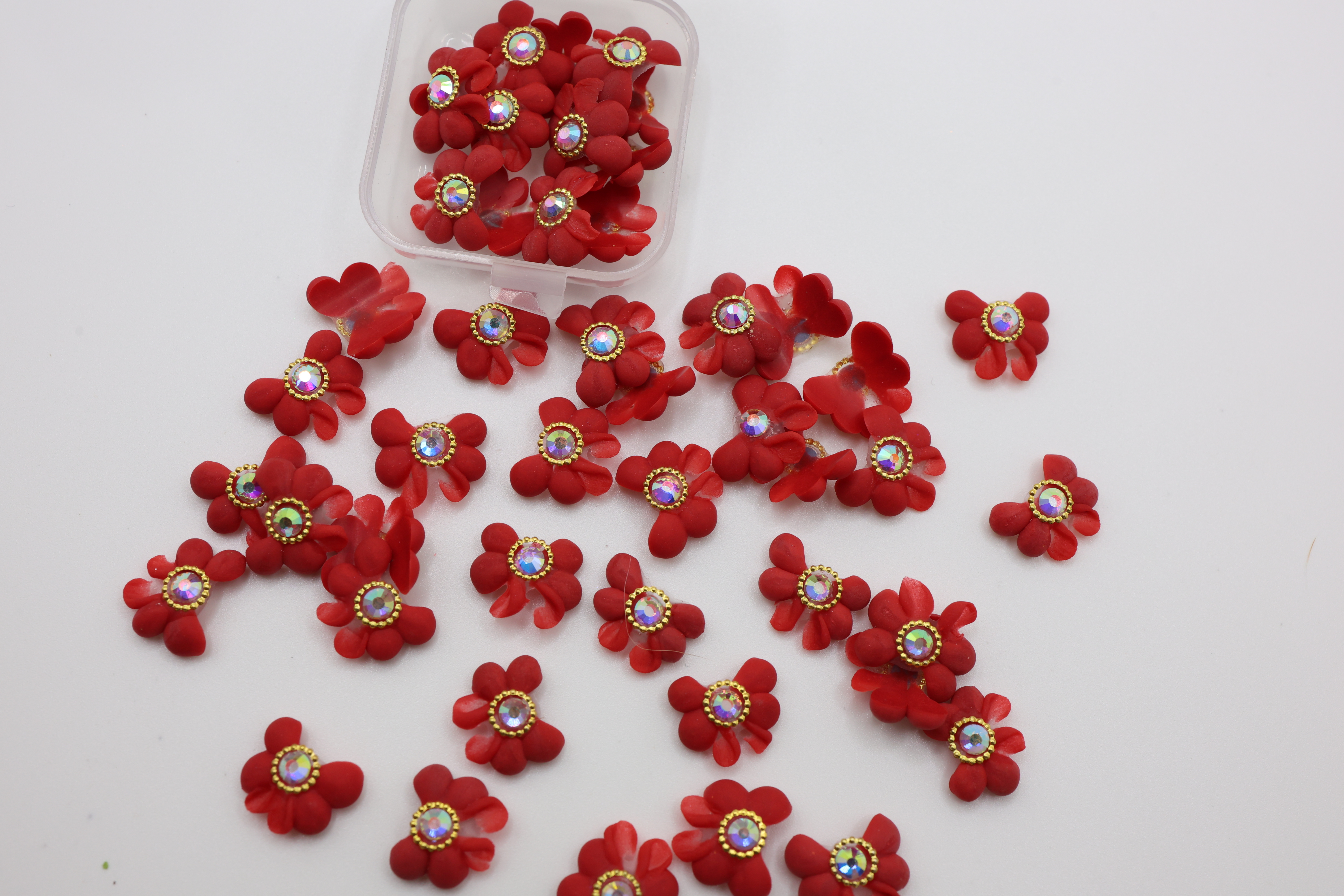 3D CHRISTMAS FLOWERS (10PC) - 28