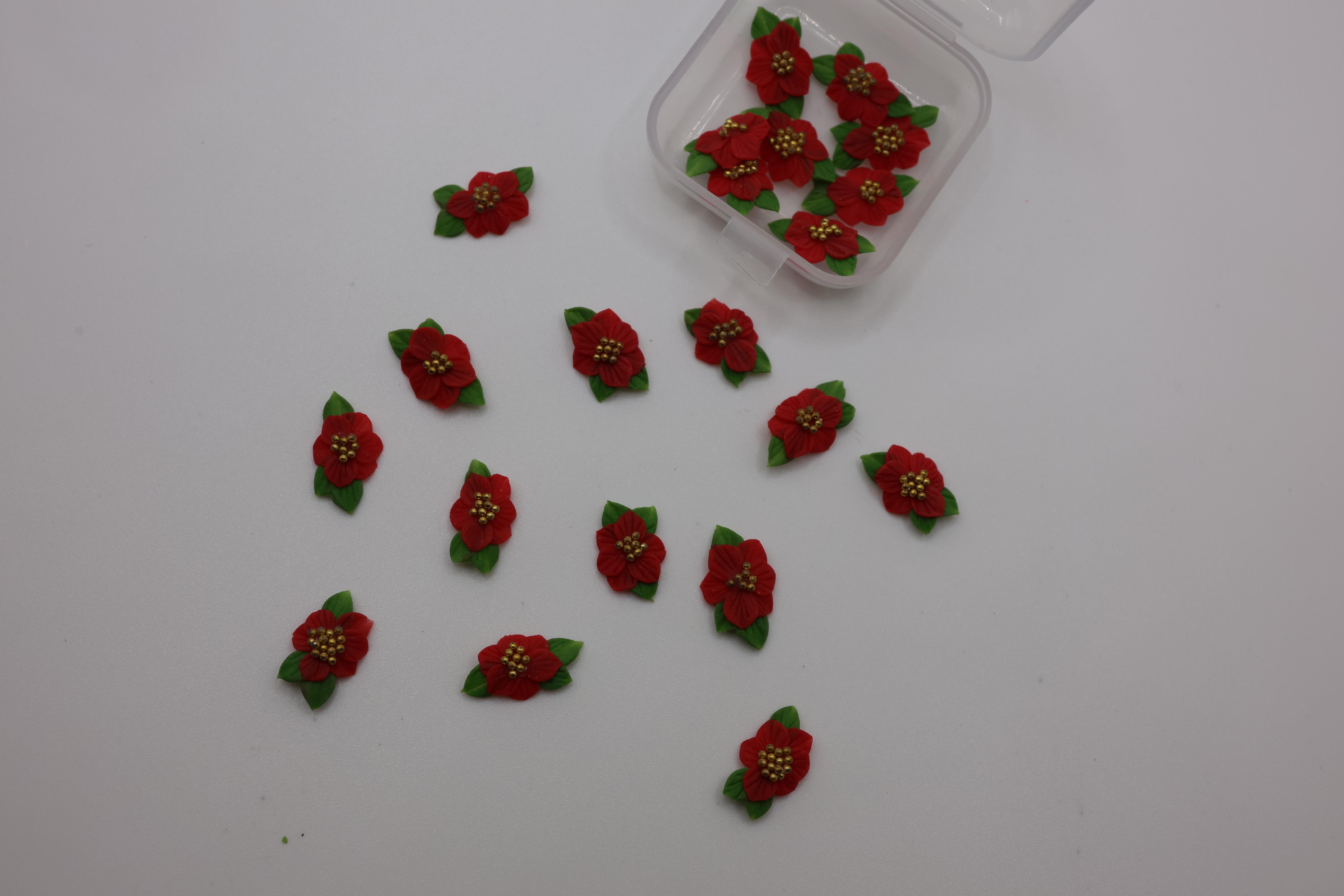 3D CHRISTMAS FLOWERS (15PC) - 42
