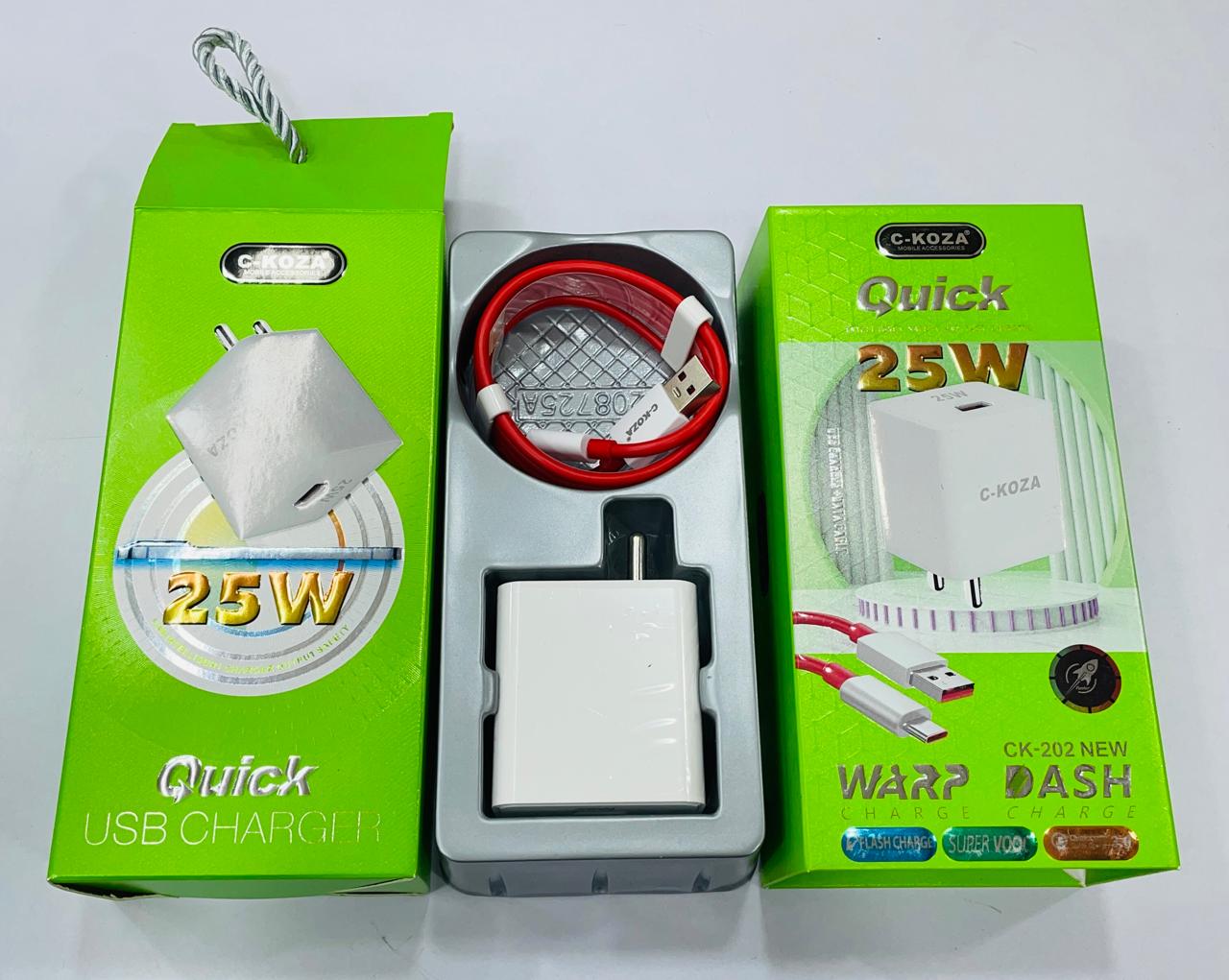 25W Quick USB Charger