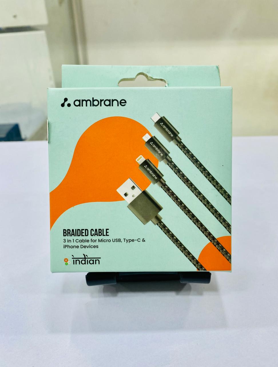 Ambrane Braided Cable