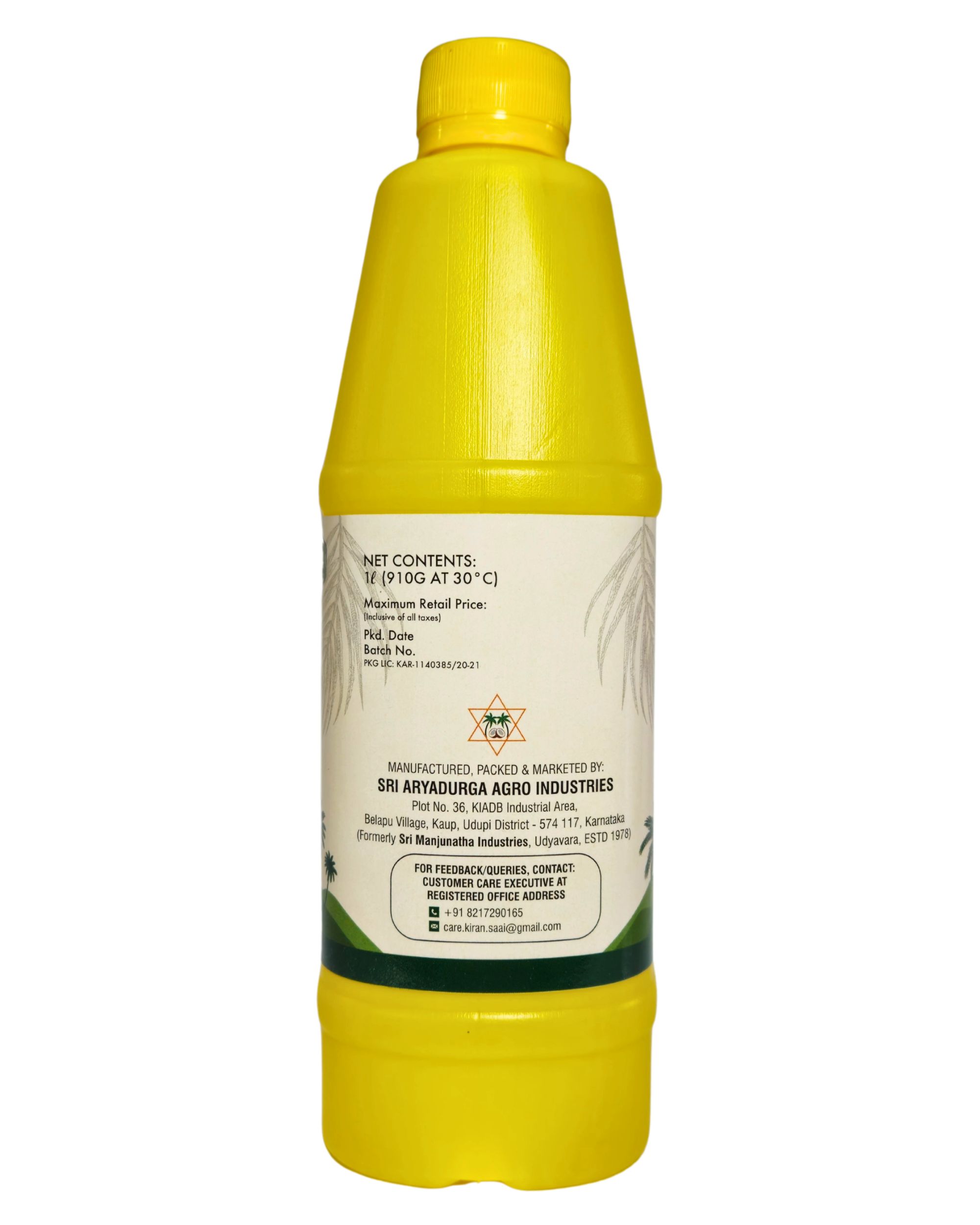 Kiran Coconut Oil Jar 1L