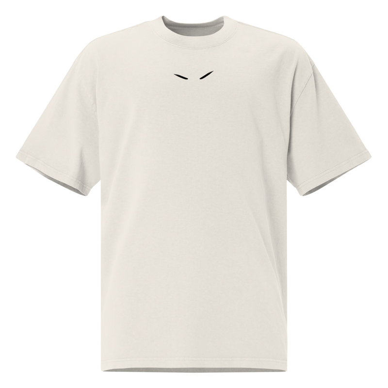 "SHH" Oversized Unisex Tee - Faded Bone