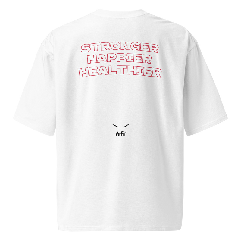 "SHH" Oversized Unisex Tee - White